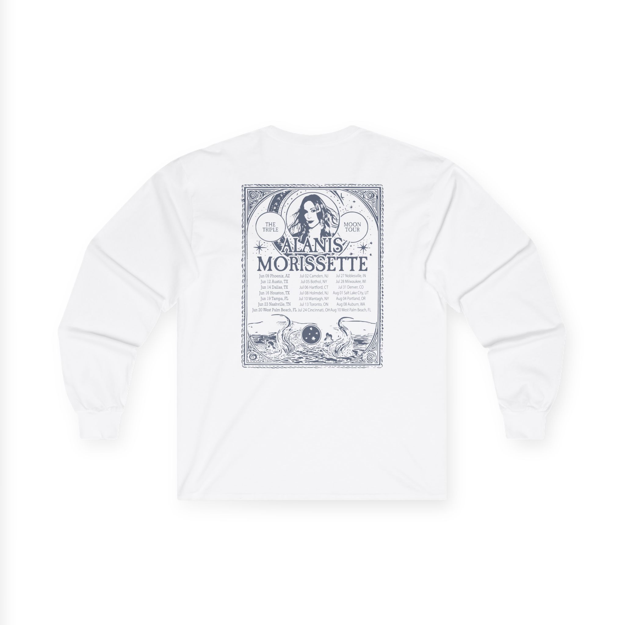 Alanis Morissette The Teple Moon Tour Unisex Ultra Cotton Long Sleeve Tee