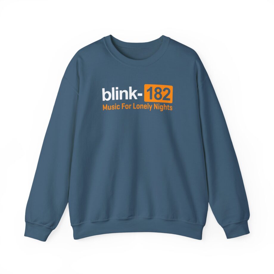 Blink 182 Music for Lonely Nights Unisex Heavy Blend™ Crewneck Sweatshirt