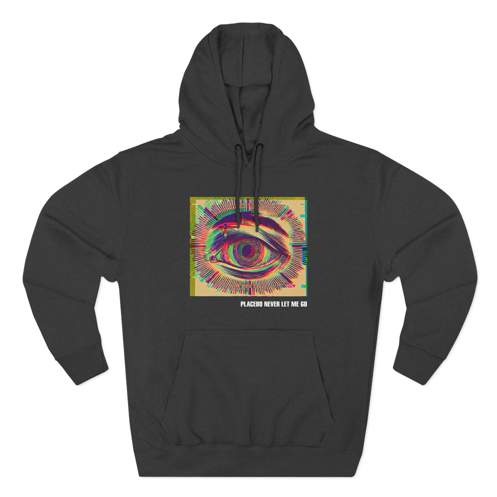 Placebo Glitch Eye Three-Panel Fleece Hoodie