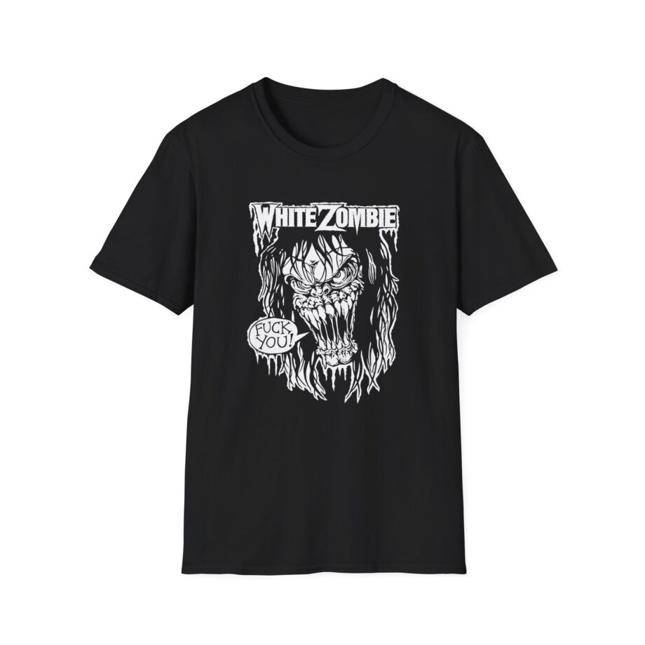 White Zombie F You Unisex Softstyle T-Shirt