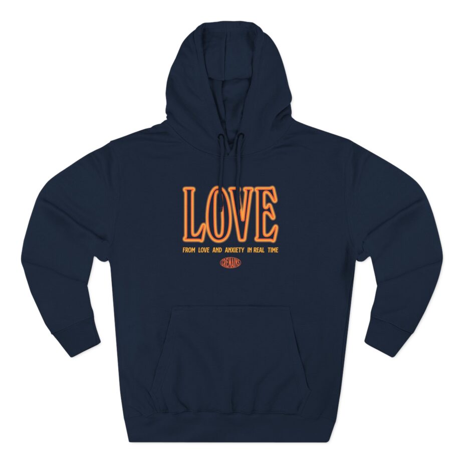 The Maine Love Hard Three-Panel Fleece Hoodie