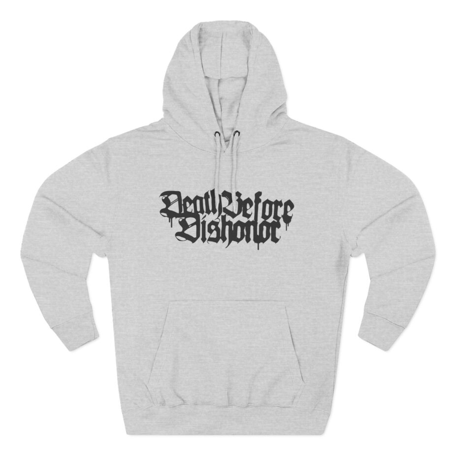 Death Before Dishonor Coward Three-Panel Fleece Hoodie