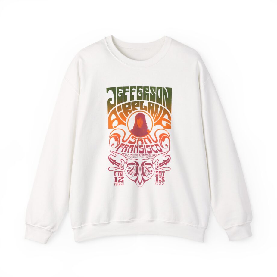 Jefferson Airplane Psychedelic Unisex Heavy Blend™ Crewneck Sweatshirt