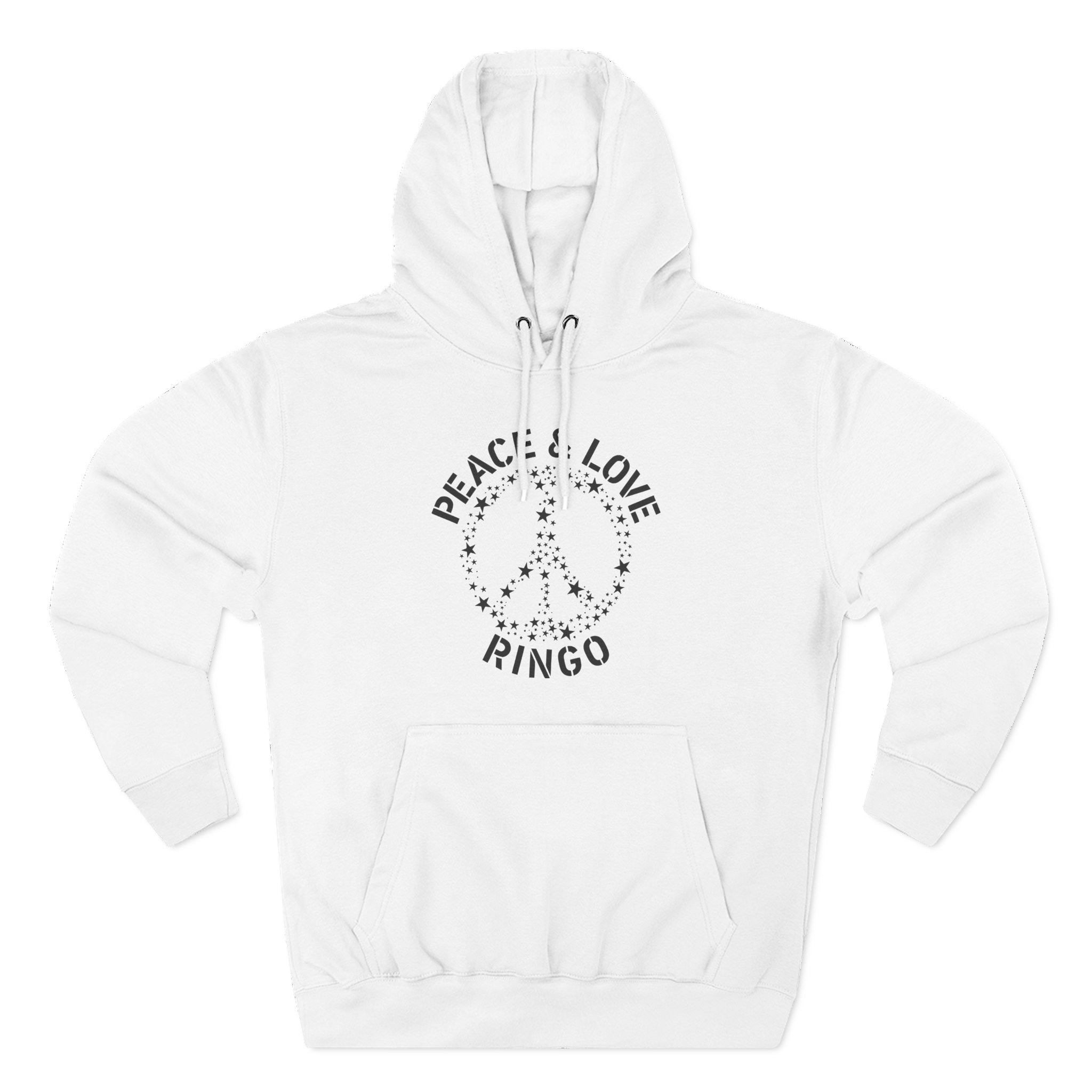 Ringo Starr Peace & Love Three-Panel Fleece Hoodie