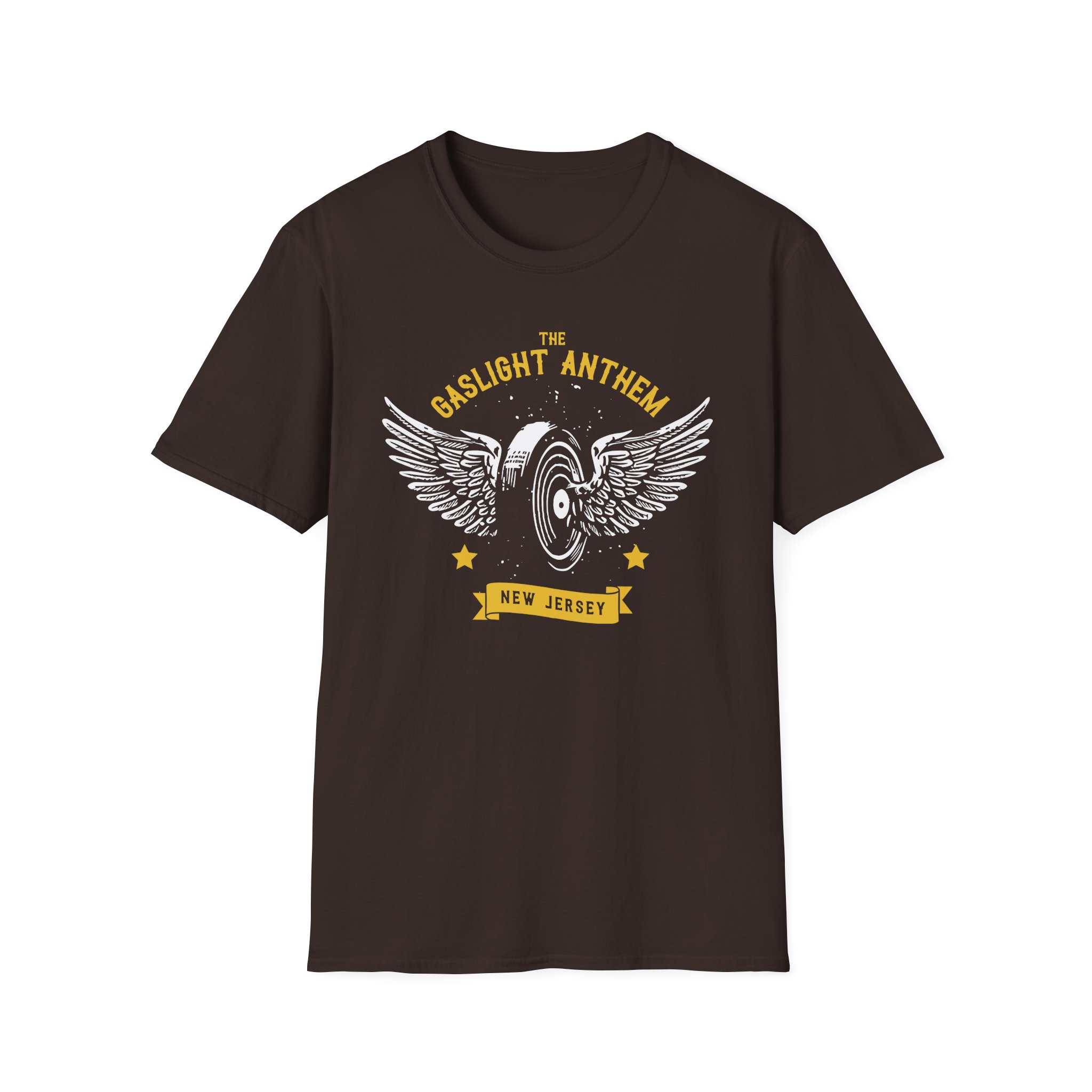 Gaslight Anthem Flying Wheel Unisex Softstyle T-Shirt