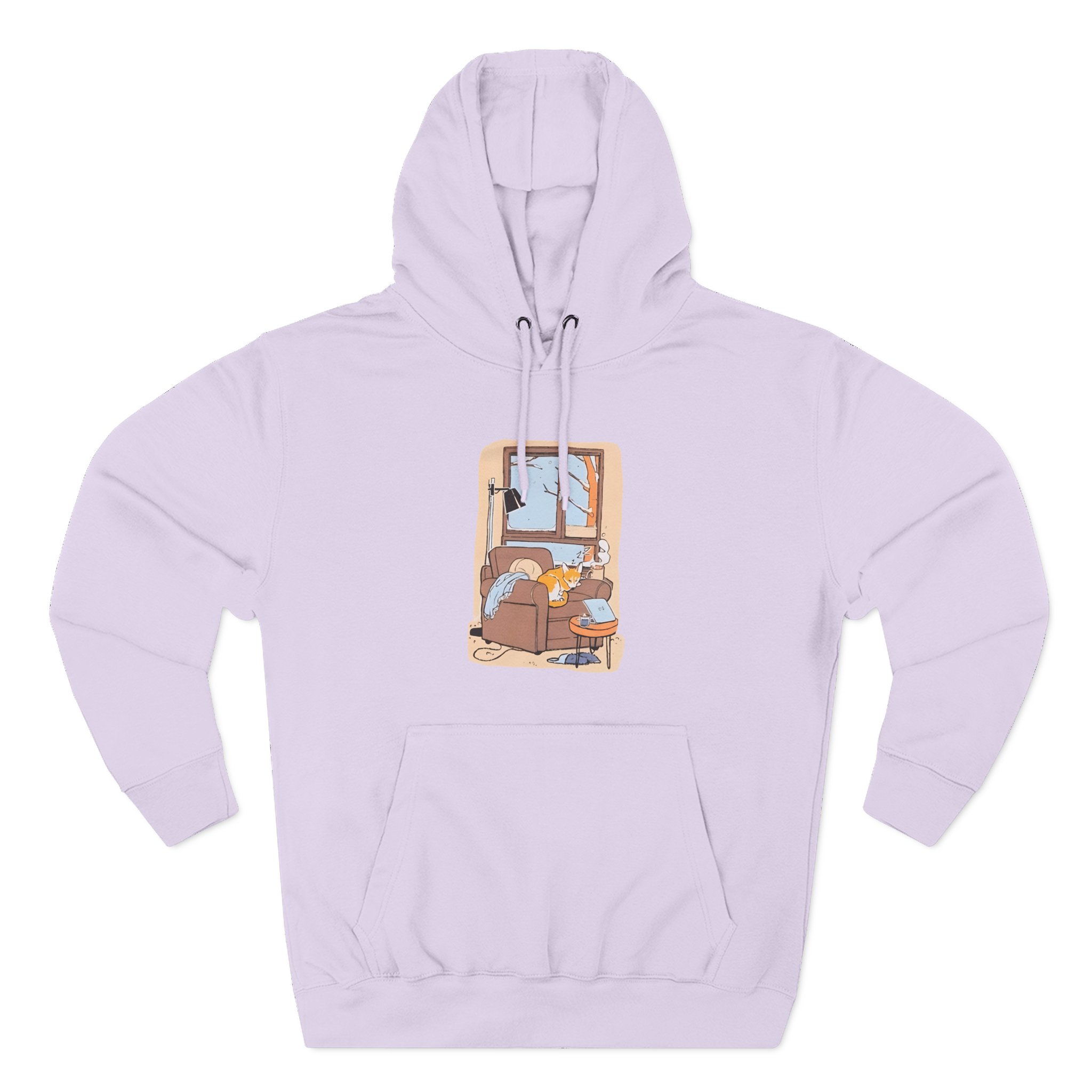 Dan and Phil Cozy Browsing Three-Panel Fleece Hoodie