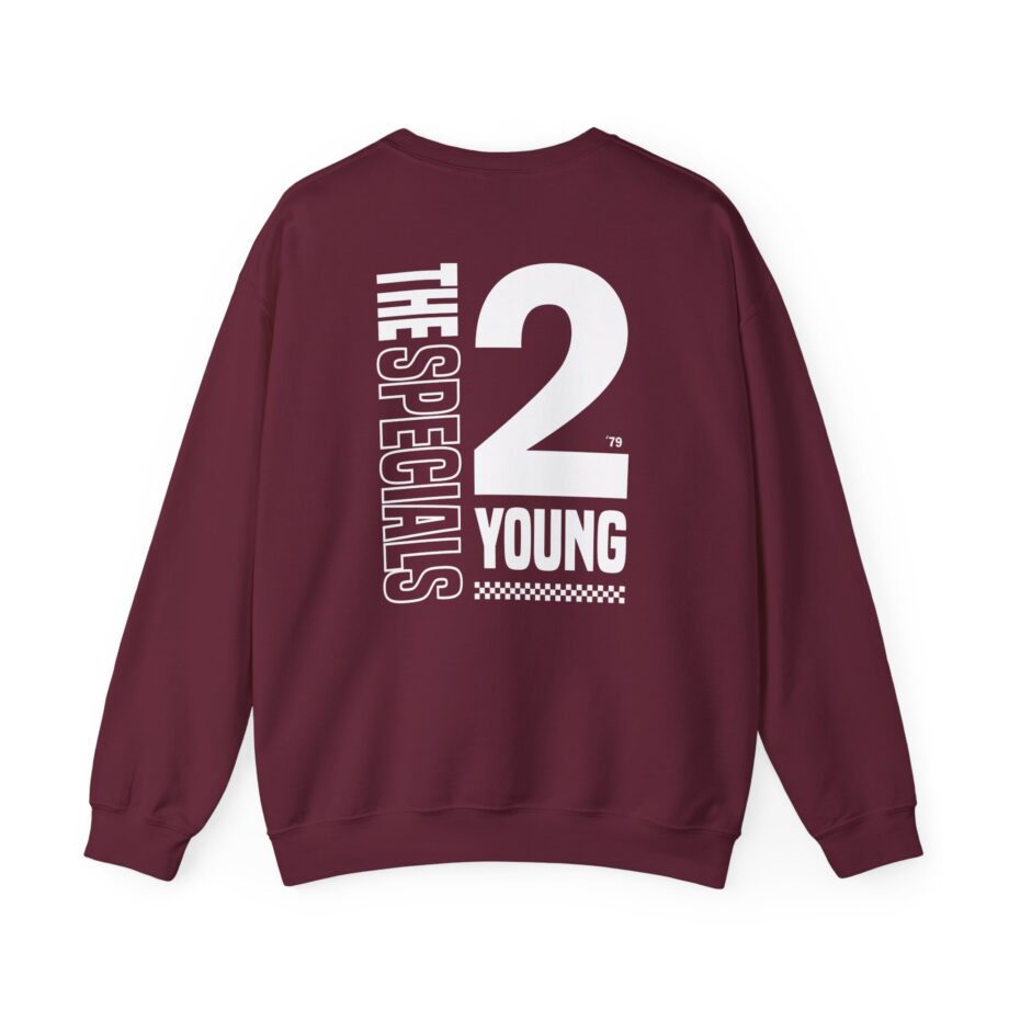 The Specials 2 Much 2 Young Unisex Heavy Blend™ Crewneck Sweatshirt
