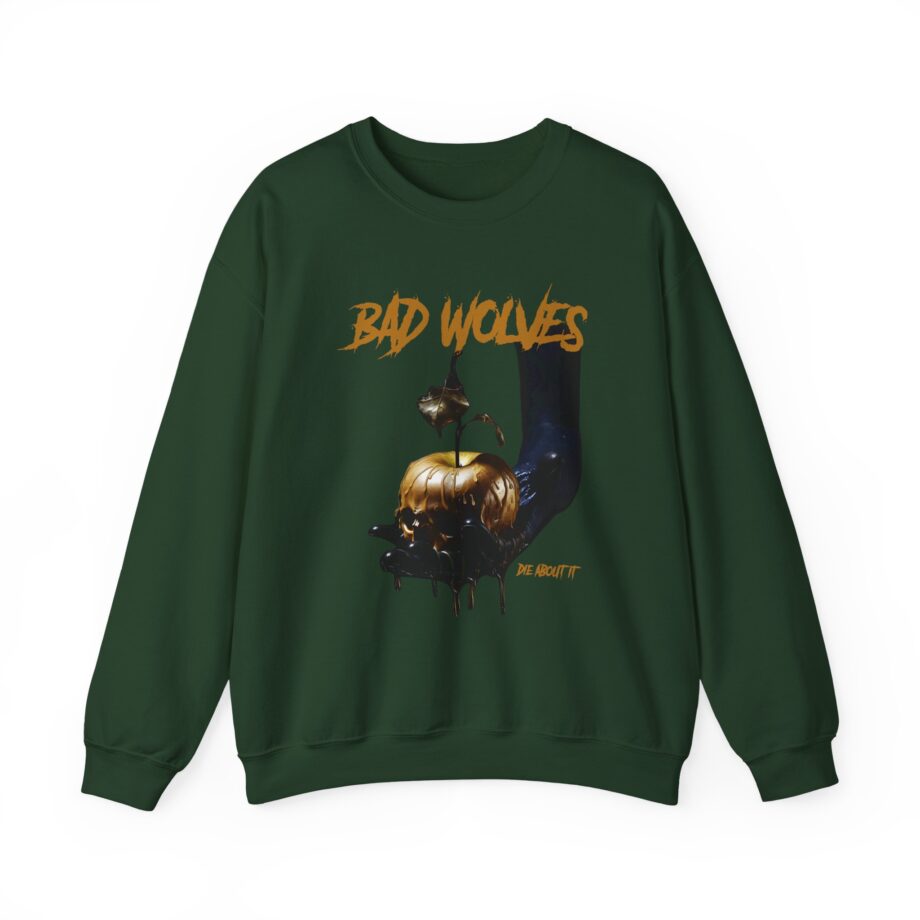 Bad Wolves Die About It Tracklist Unisex Heavy Blend™ Crewneck Sweatshirt