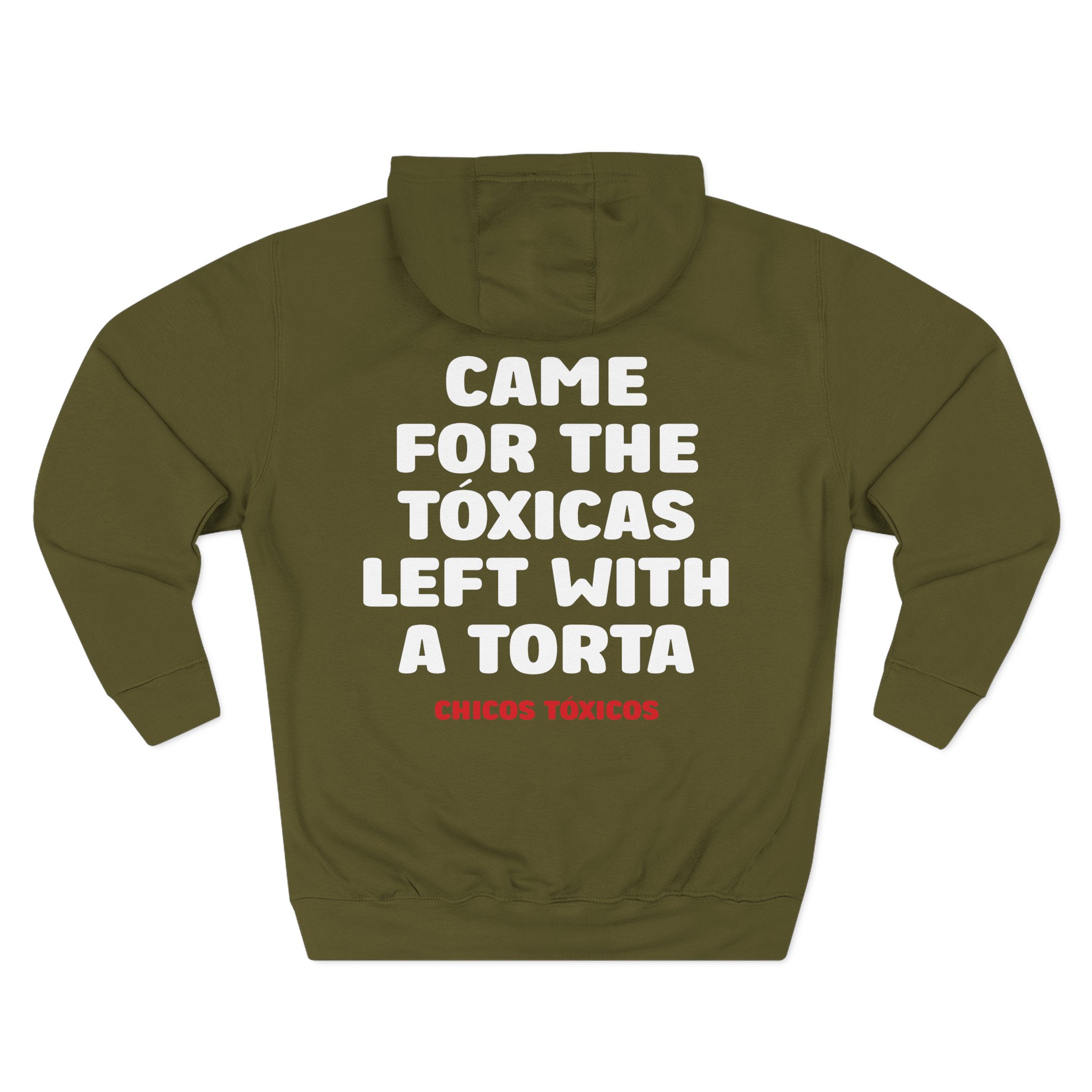 Chicos Toxicos Came for the Tóxicas Left With a Torta Three-Panel Fleece Hoodie
