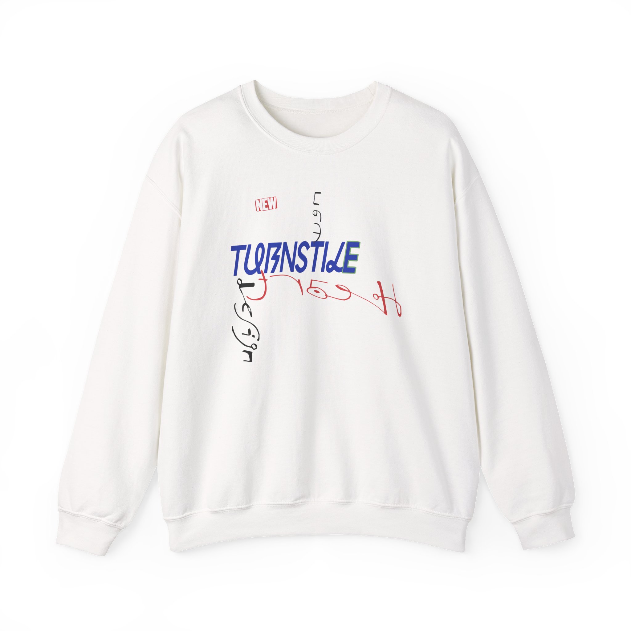 Turnstile New Heart Design Unisex Heavy Blendâ„¢ Crewneck Sweatshirt