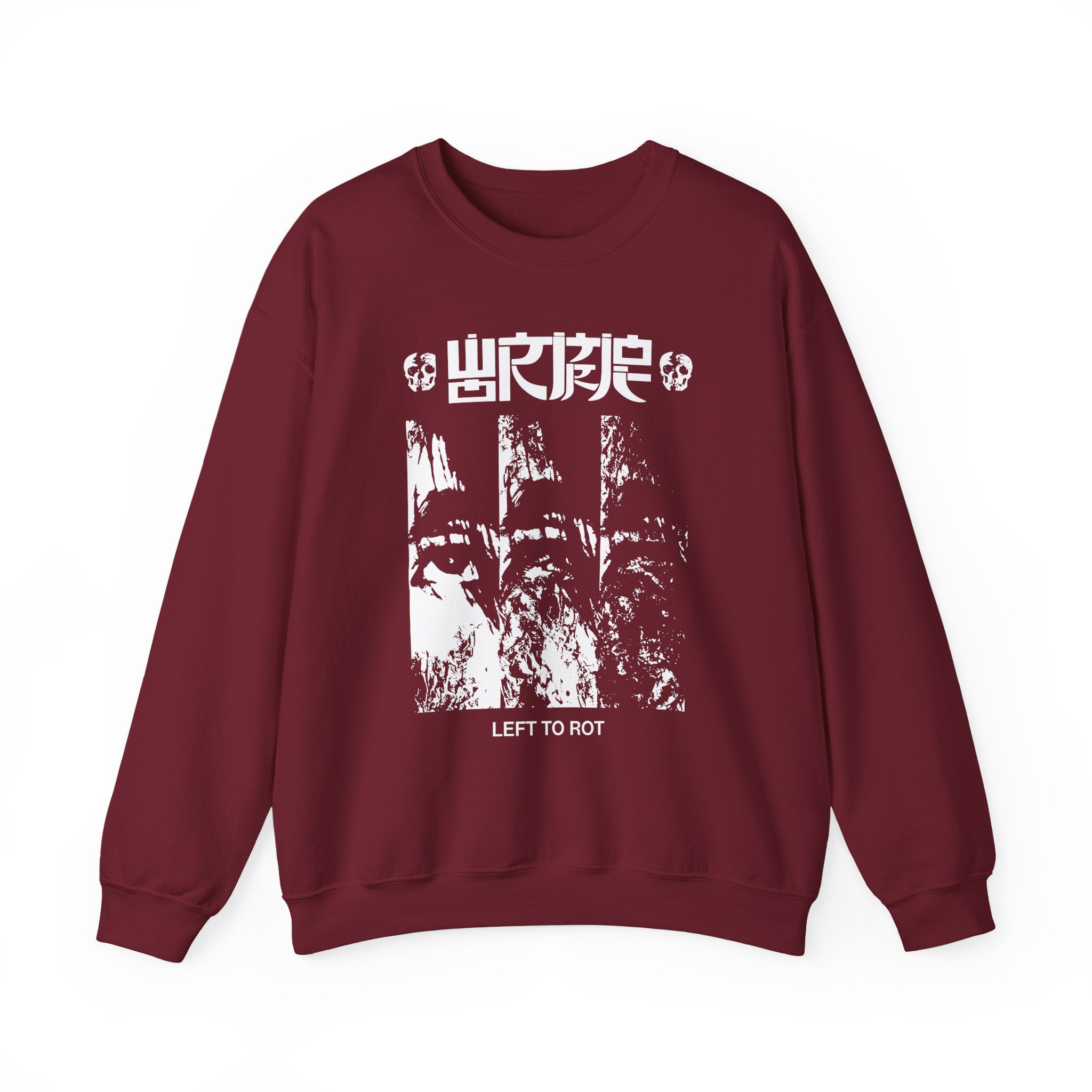 Wormrot Left to Rot Cover Unisex Heavy Blendâ„¢ Crewneck Sweatshirt