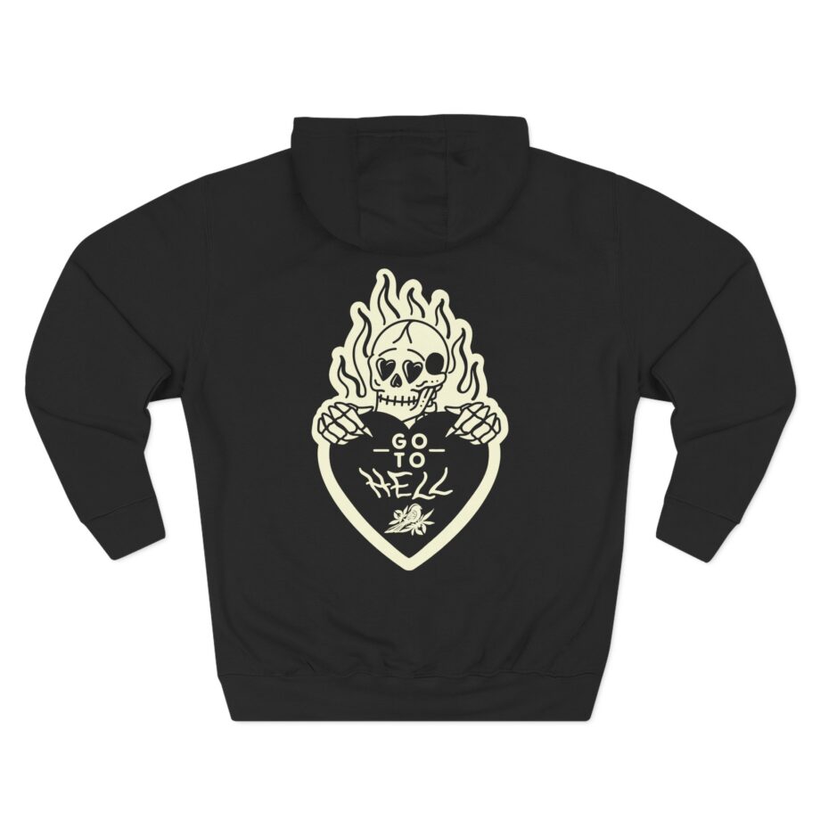 Bayside Go to Hell Three-Panel Fleece Hoodie