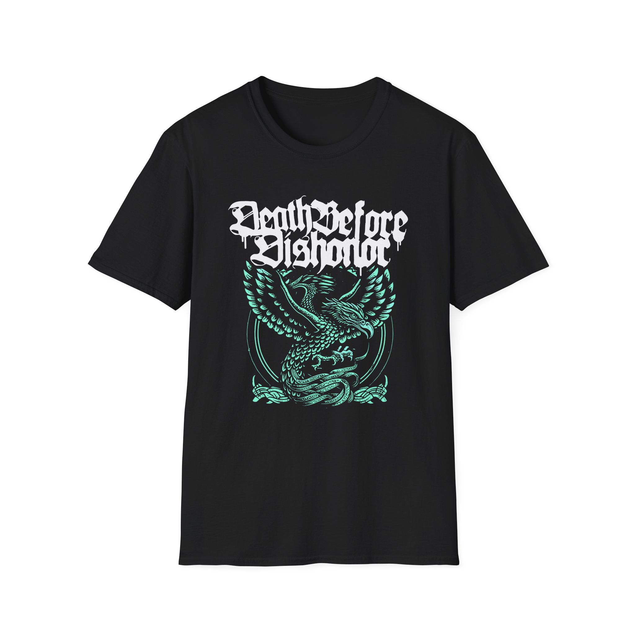 Death Before Dishonor Phoenix Unisex Softstyle T-Shirt