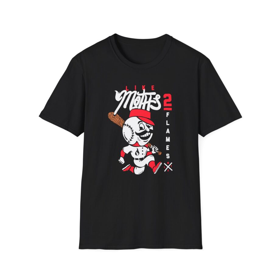 Like Moths to Flames Baseball Unisex Softstyle T-Shirt