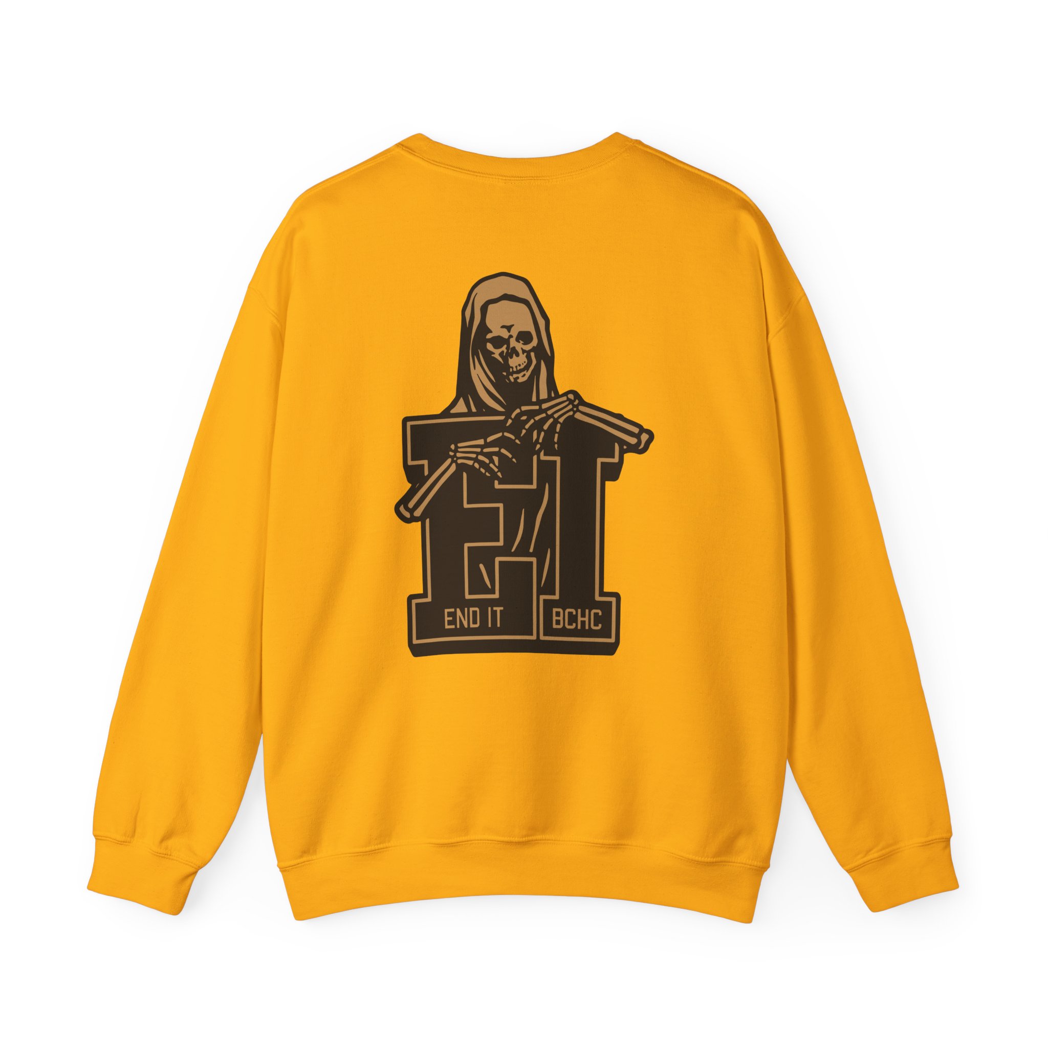 End It Bchc Reaper Emblem Unisex Heavy Blendâ„¢ Crewneck Sweatshirt