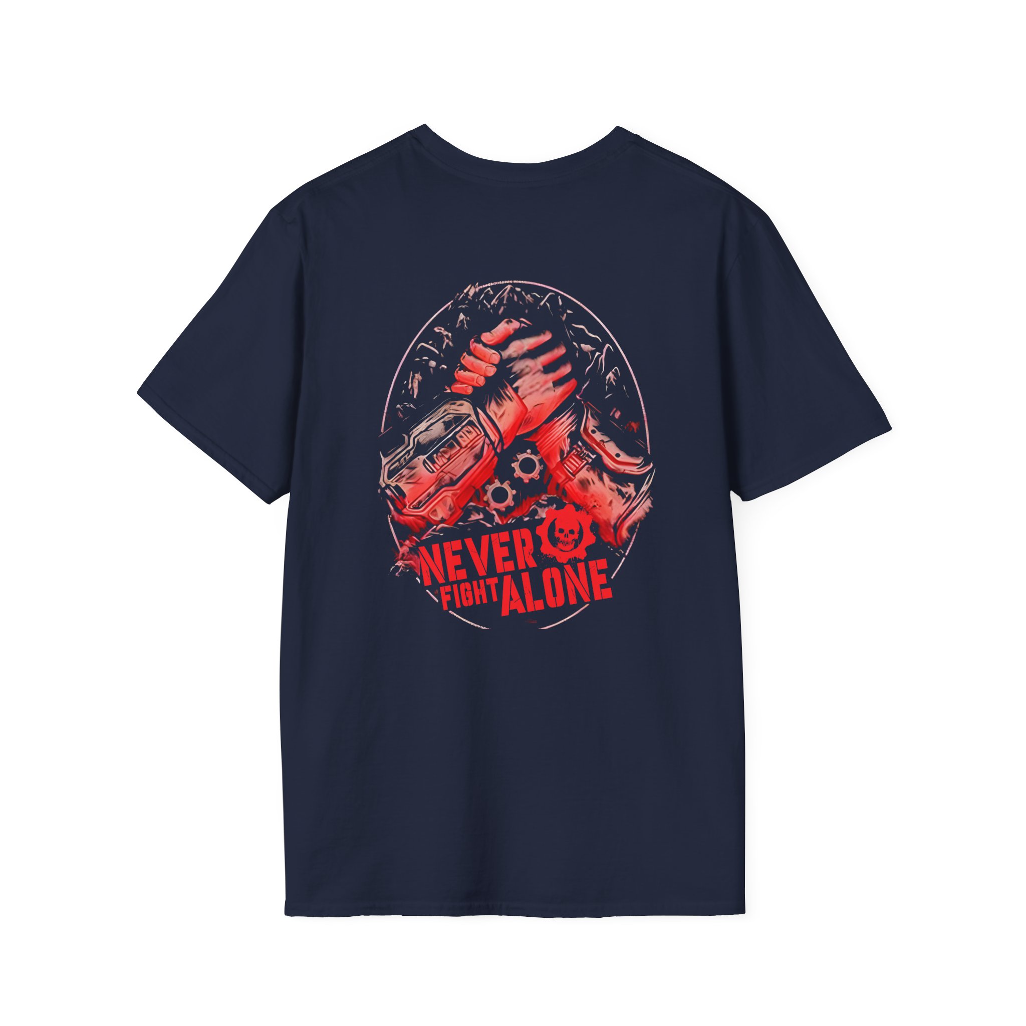 Gears of War Never Fight Alone Unisex Softstyle T-Shirt