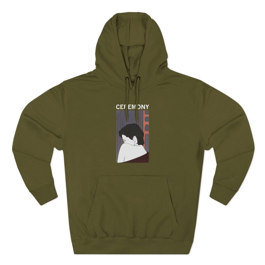Ceremony Nagel Violence Three-Panel Fleece Hoodie