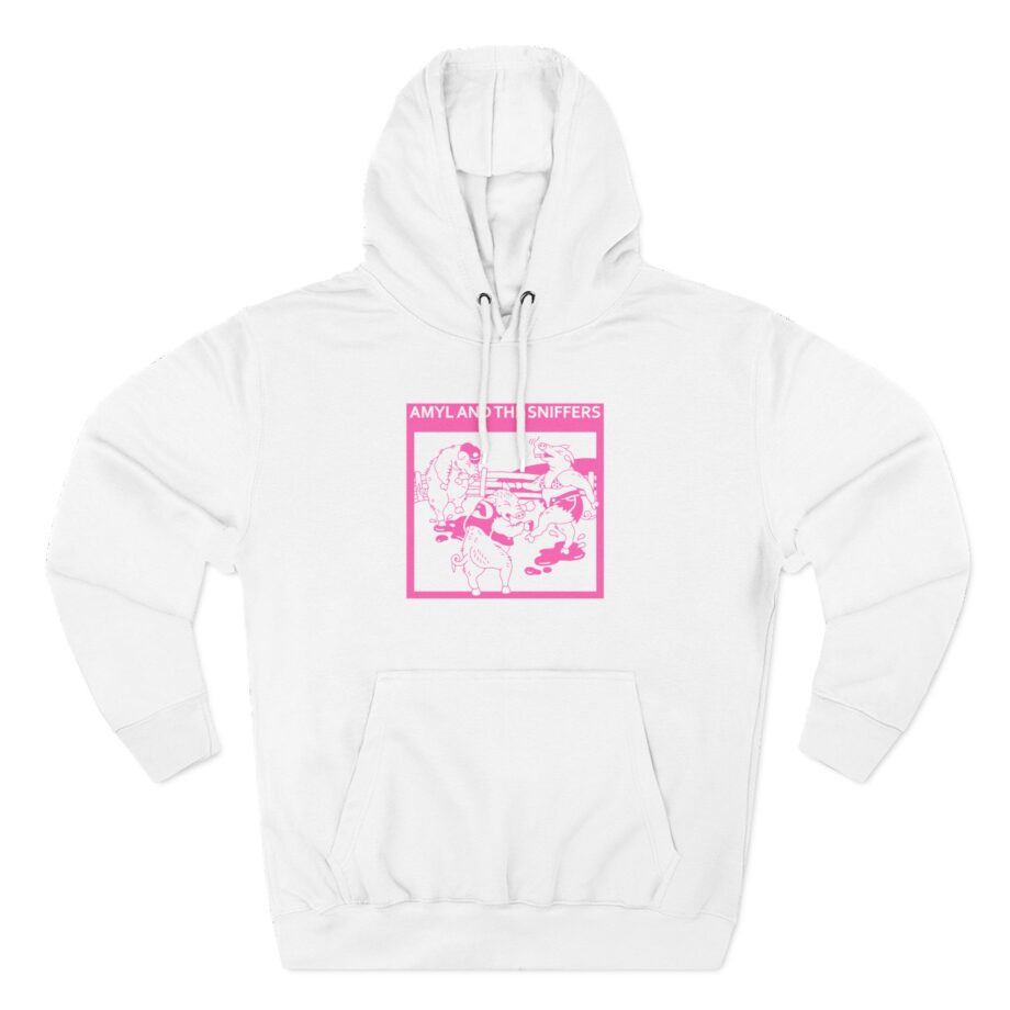 Amyl and the Sniffers Pigs Three-Panel Fleece Hoodie