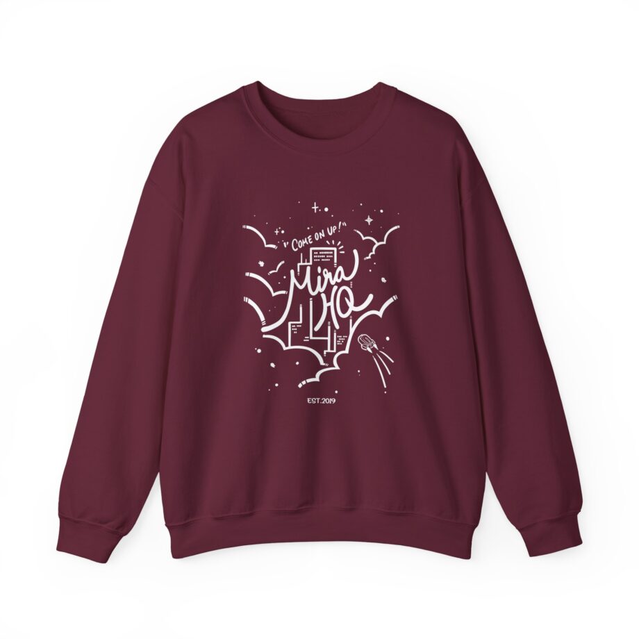 Among Us Come on Up to Mira Hq Unisex Heavy Blend™ Crewneck Sweatshirt