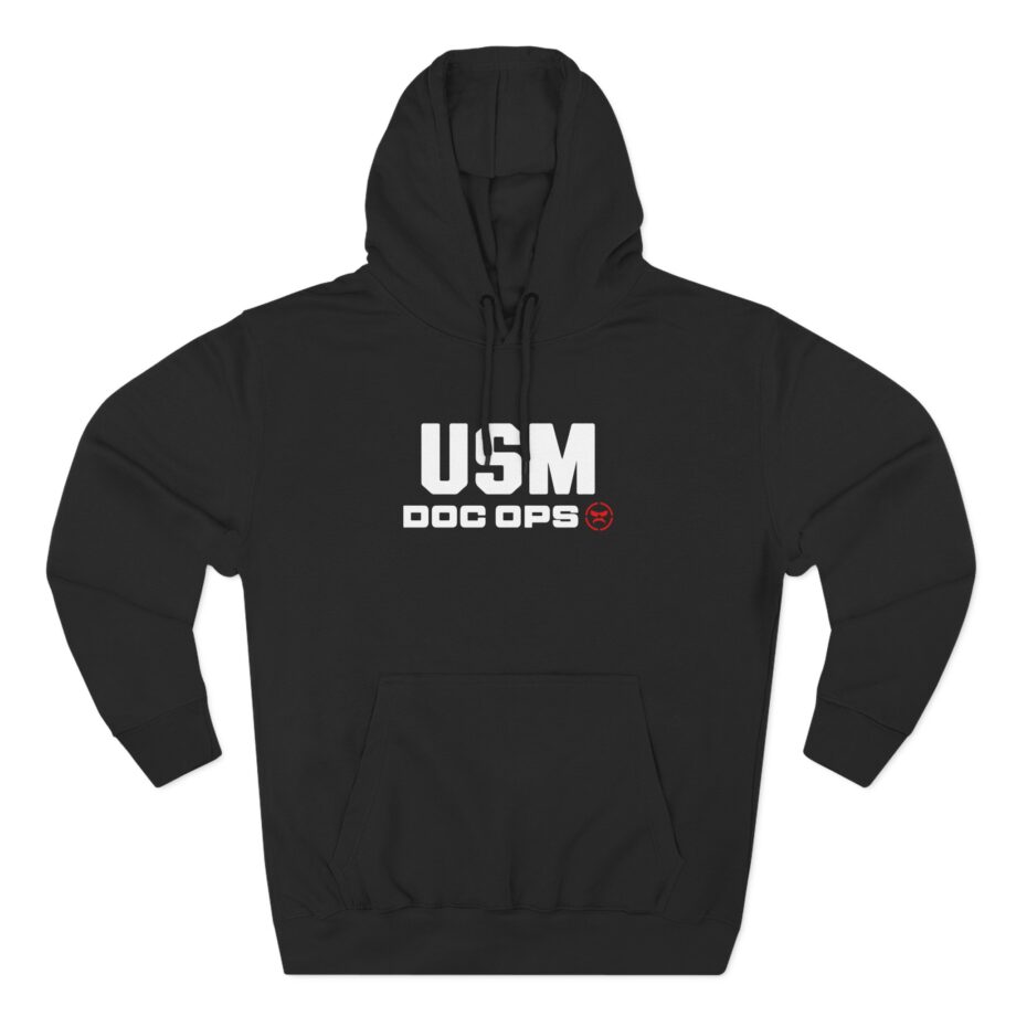 Dr Disrespect DOC OPS Three-Panel Fleece Hoodie