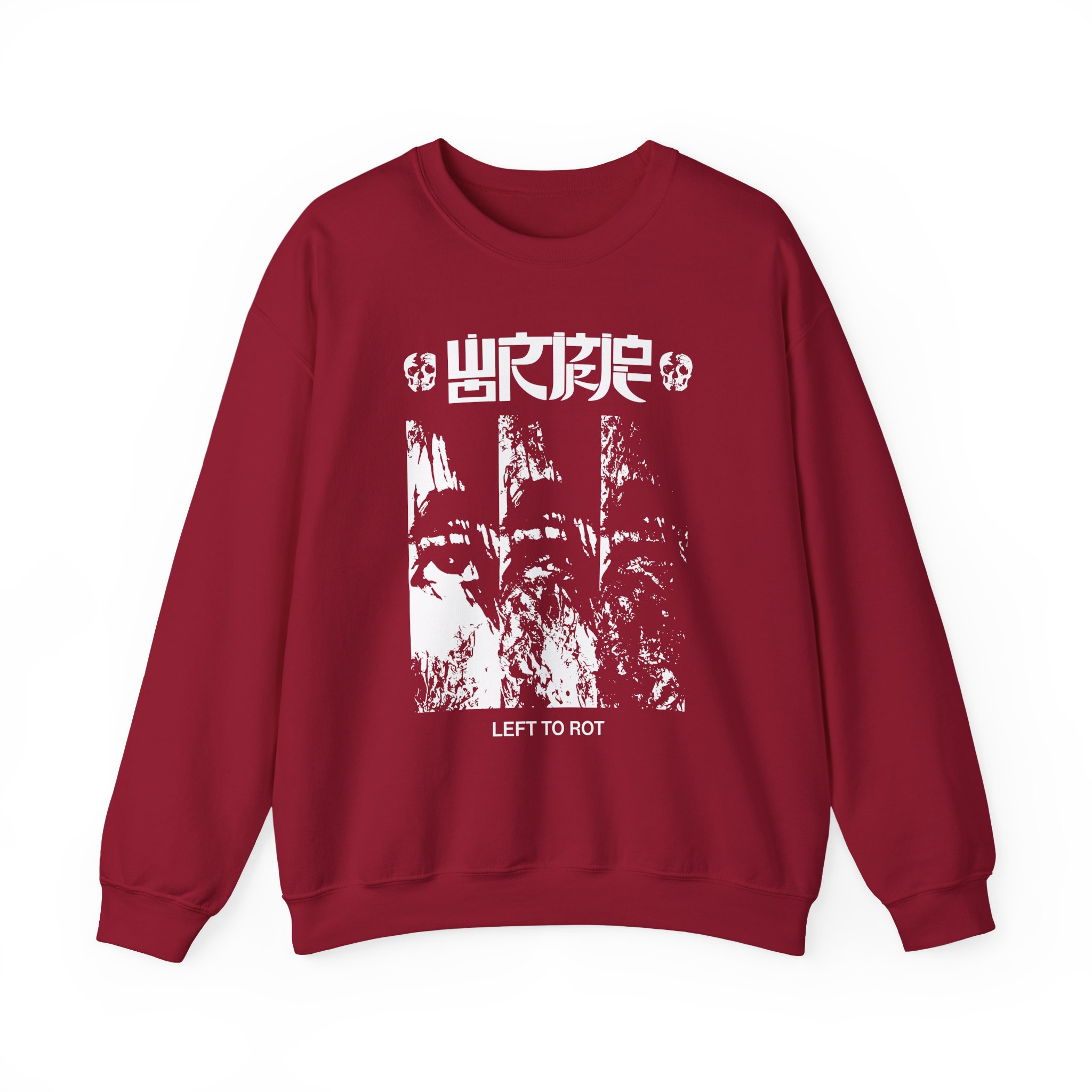 Wormrot Left to Rot Cover Unisex Heavy Blendâ„¢ Crewneck Sweatshirt