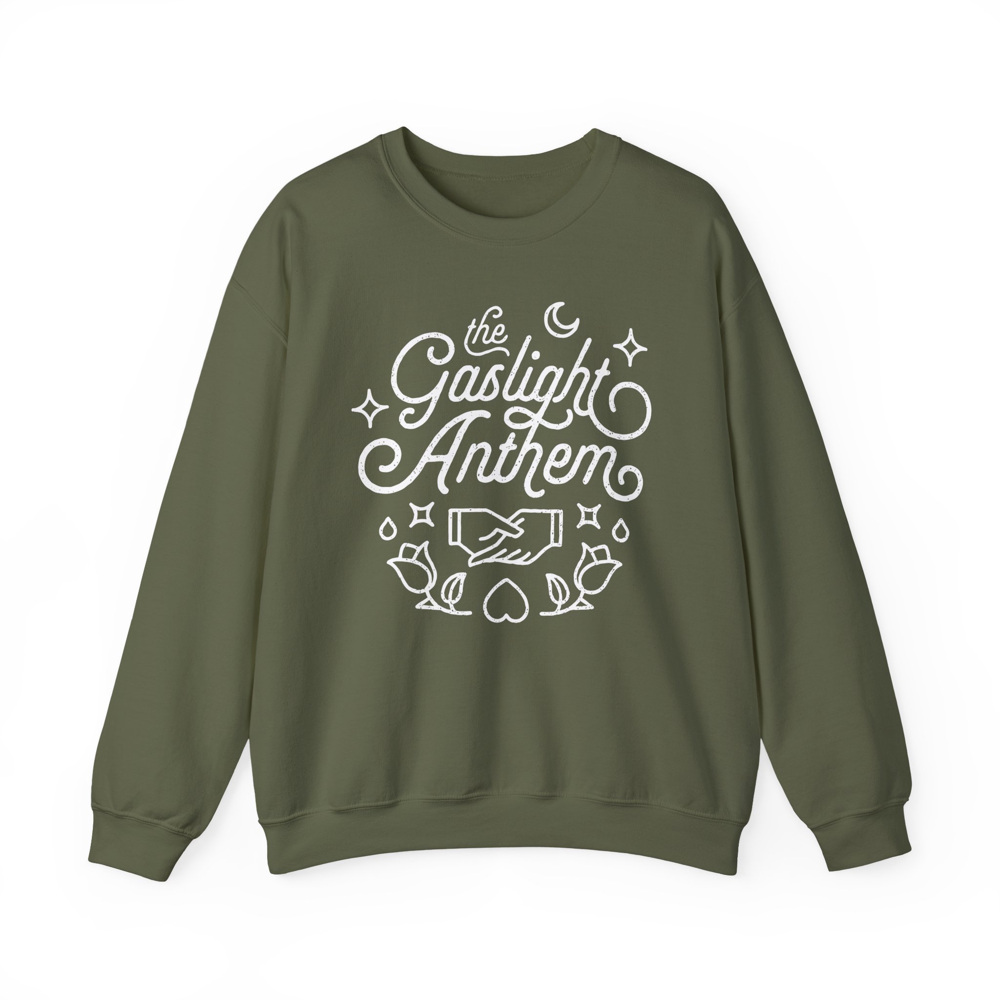 Gaslight Anthem Handshake Unisex Heavy Blendâ„¢ Crewneck Sweatshirt