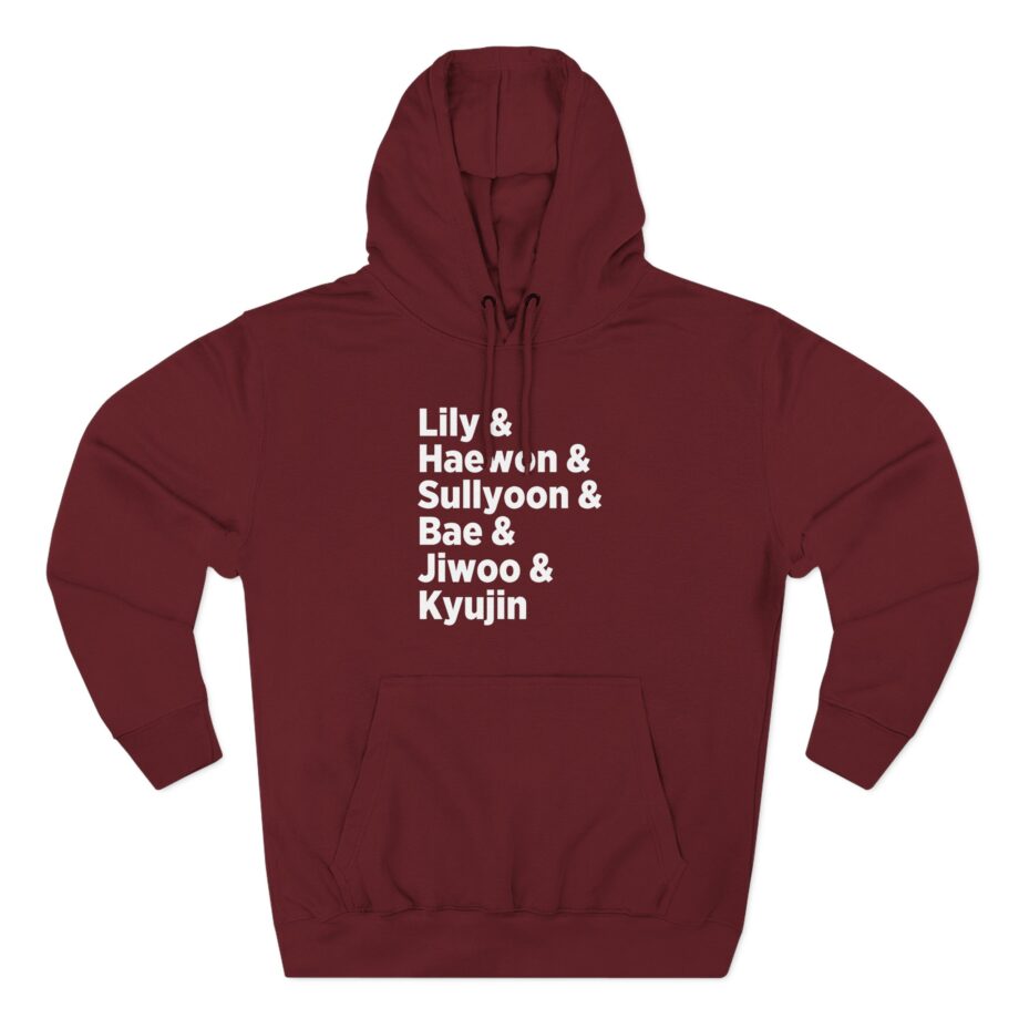Nmixx Three-Panel Fleece Hoodie