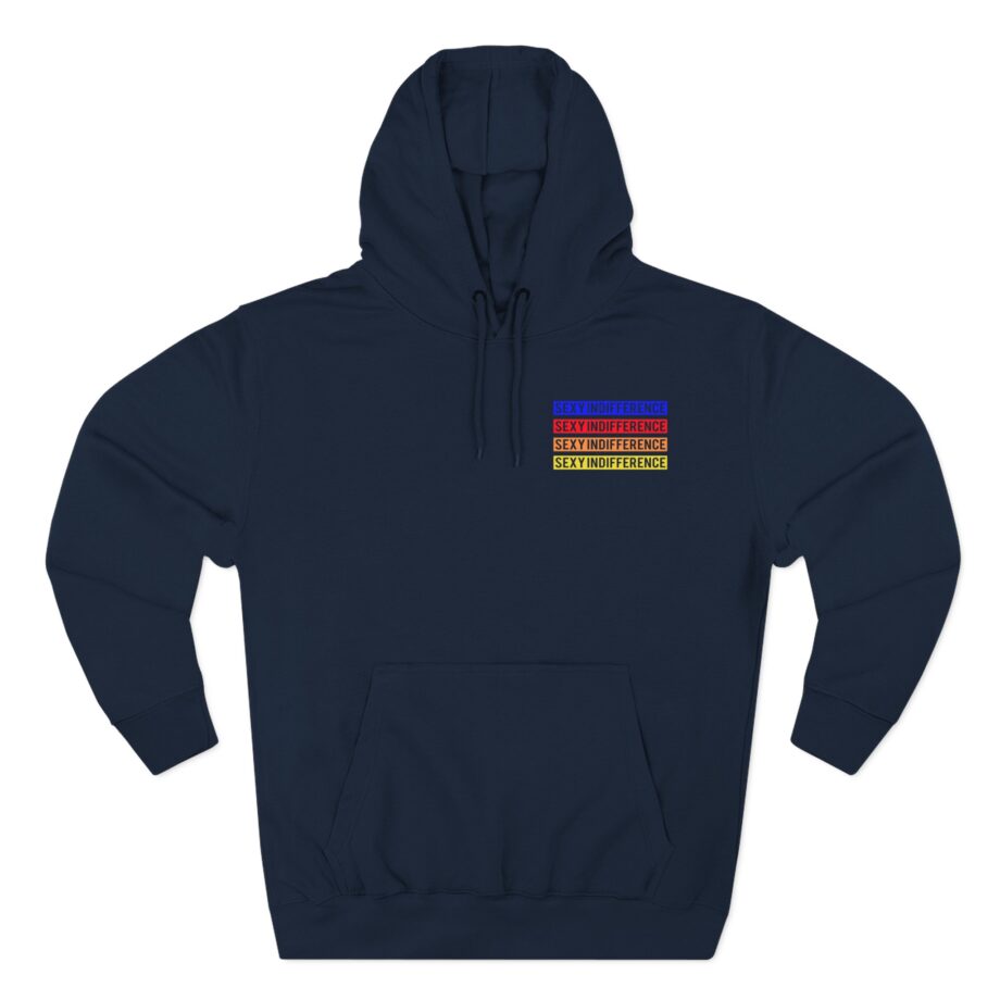 Smartless Sexy Indifference Three-Panel Fleece Hoodie
