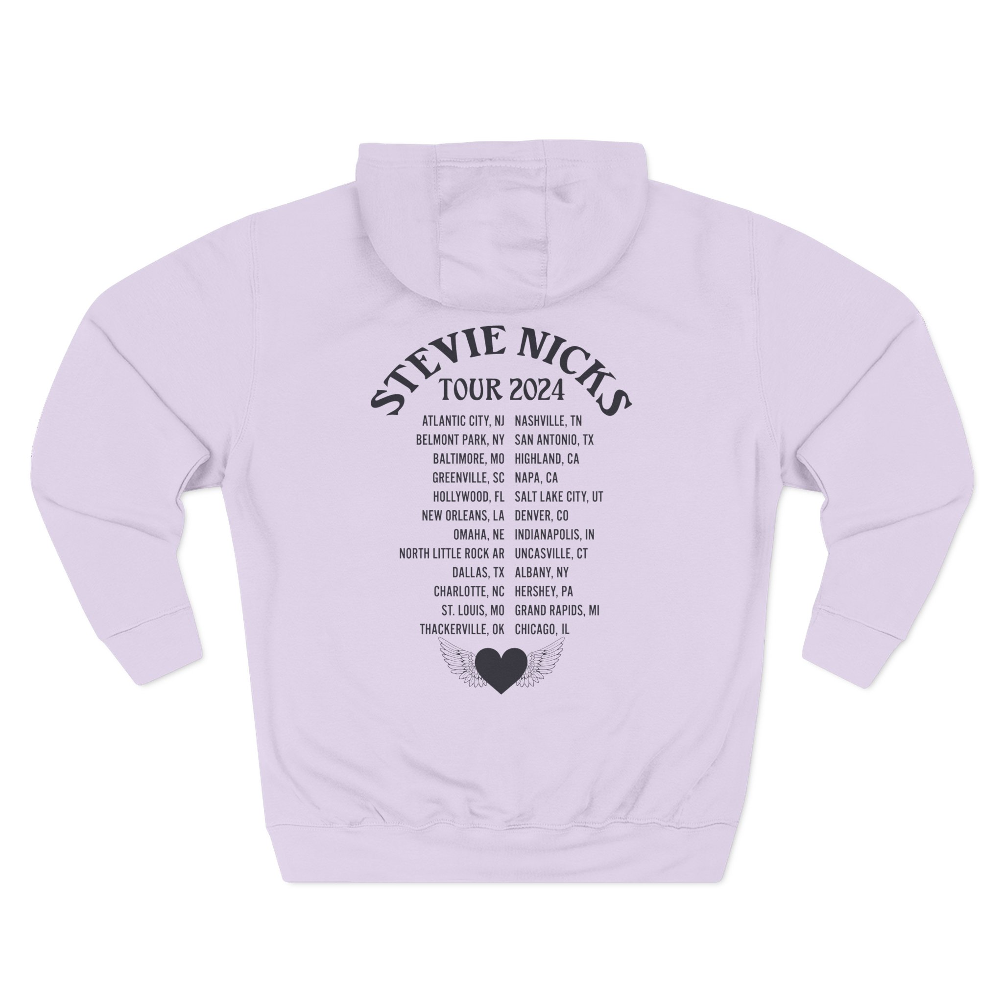 Stevie Nicks Tour Three-Panel Fleece Hoodie