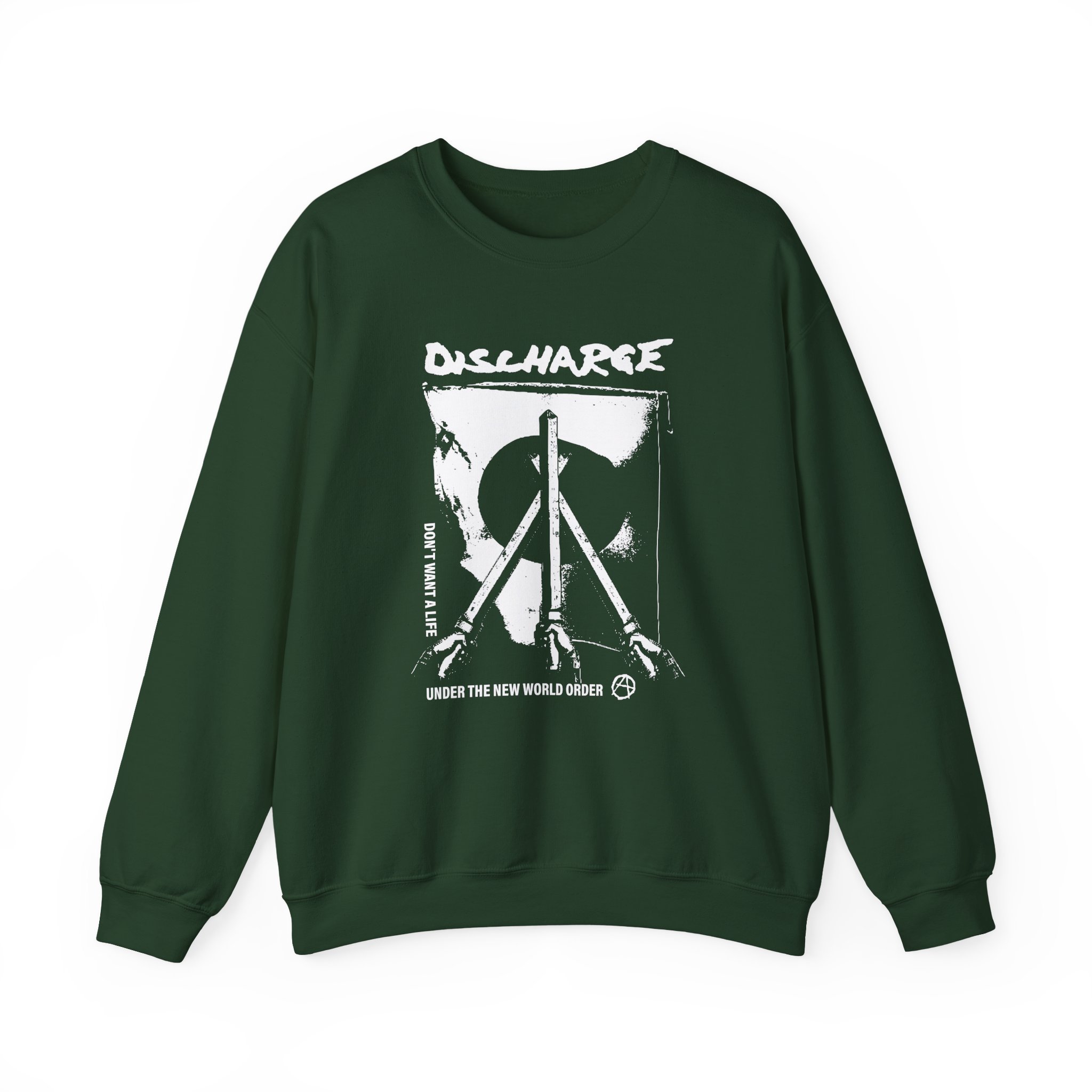 Discharge New World Order Unisex Heavy Blendâ„¢ Crewneck Sweatshirt