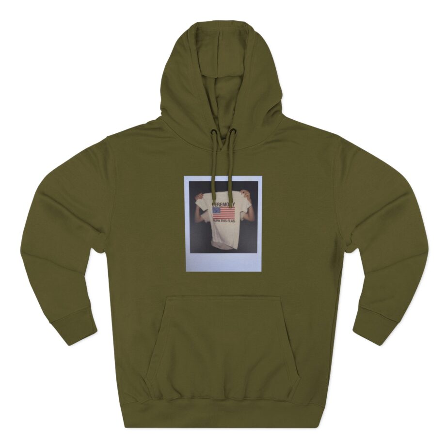 Ceremony Burn This Polaroid Three-Panel Fleece Hoodie