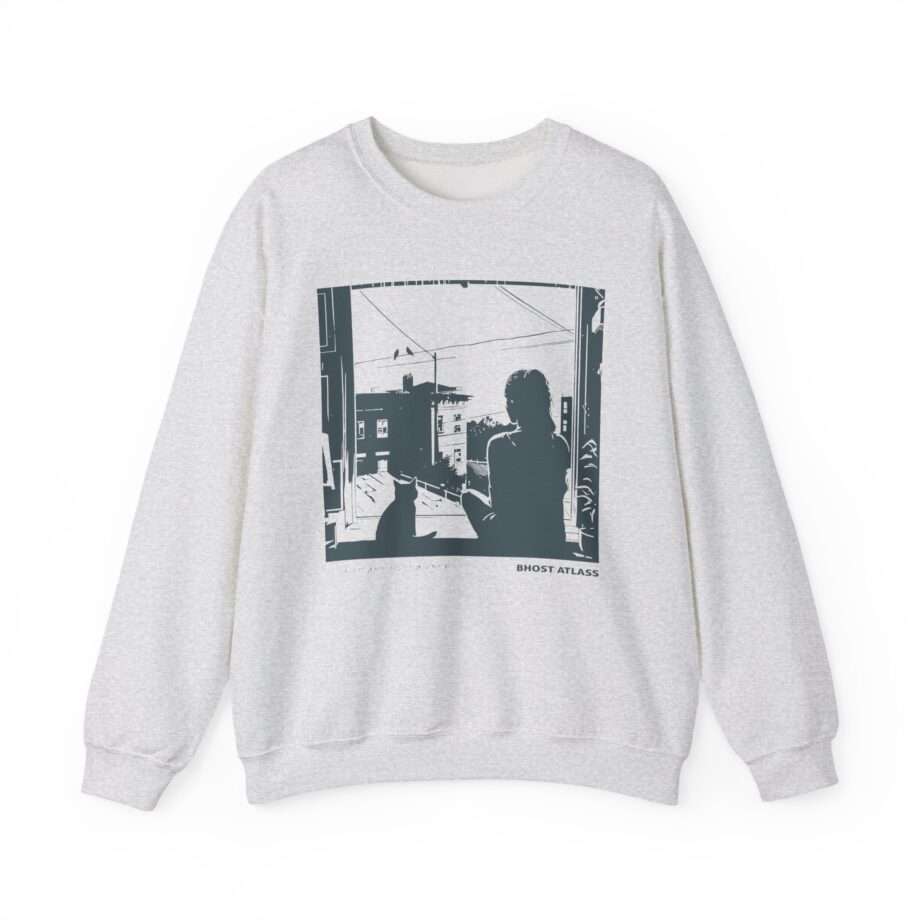 Ghost Atlas Dust of the Human Shape Unisex Heavy Blend™ Crewneck Sweatshirt