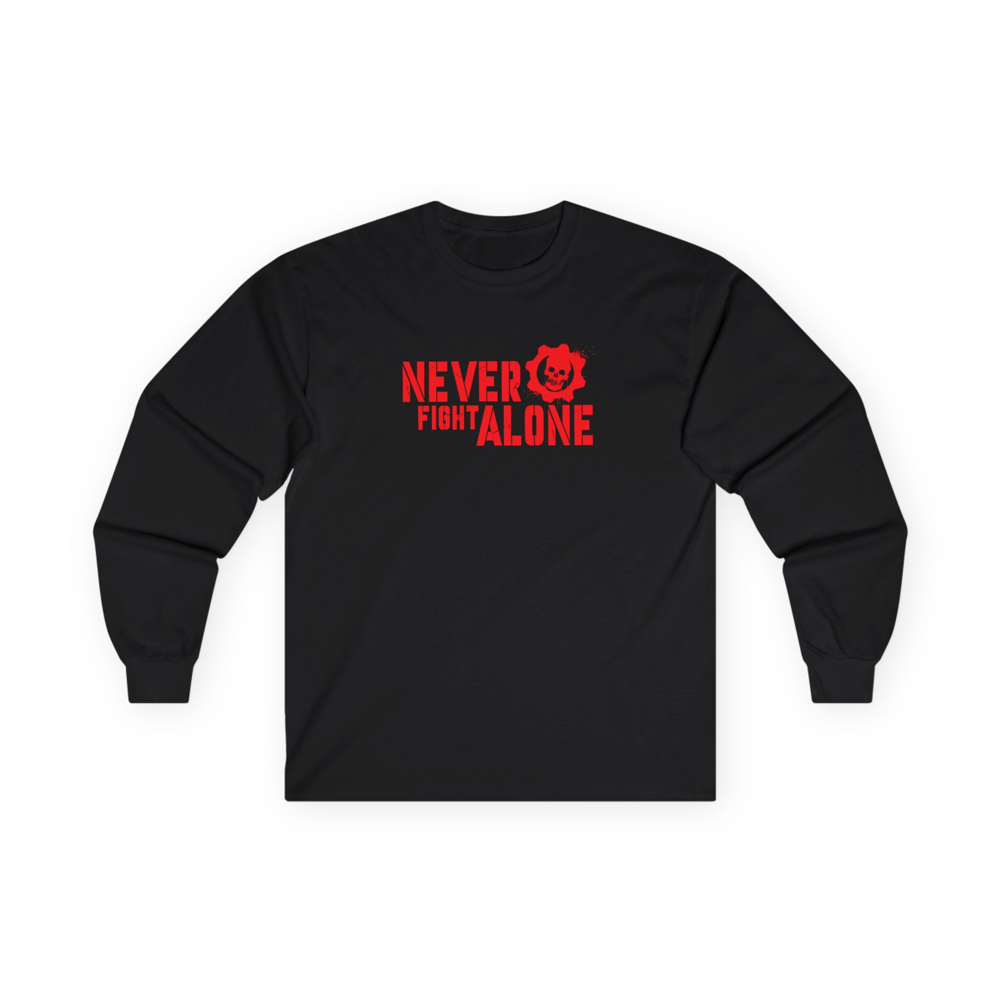 Gears of War Never Fight Alone Unisex Ultra Cotton Long Sleeve Tee