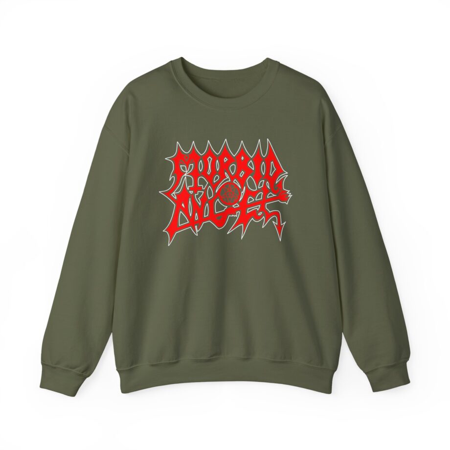 Morbid Angel Red Logo Unisex Heavy Blend™ Crewneck Sweatshirt