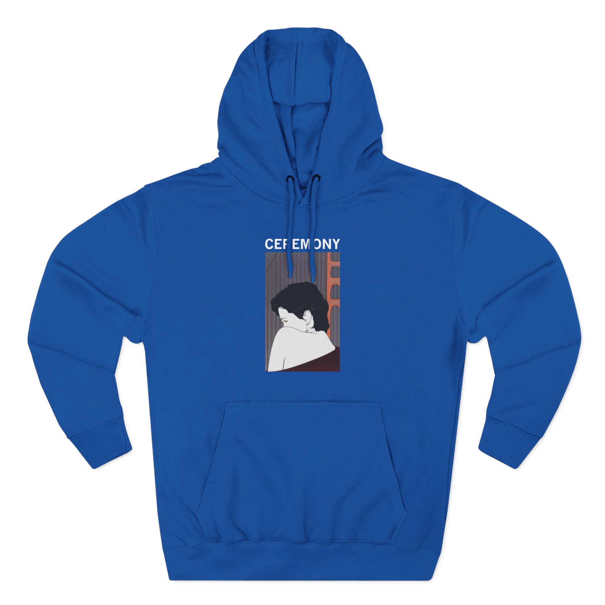 Ceremony Nagel Violence Three-Panel Fleece Hoodie
