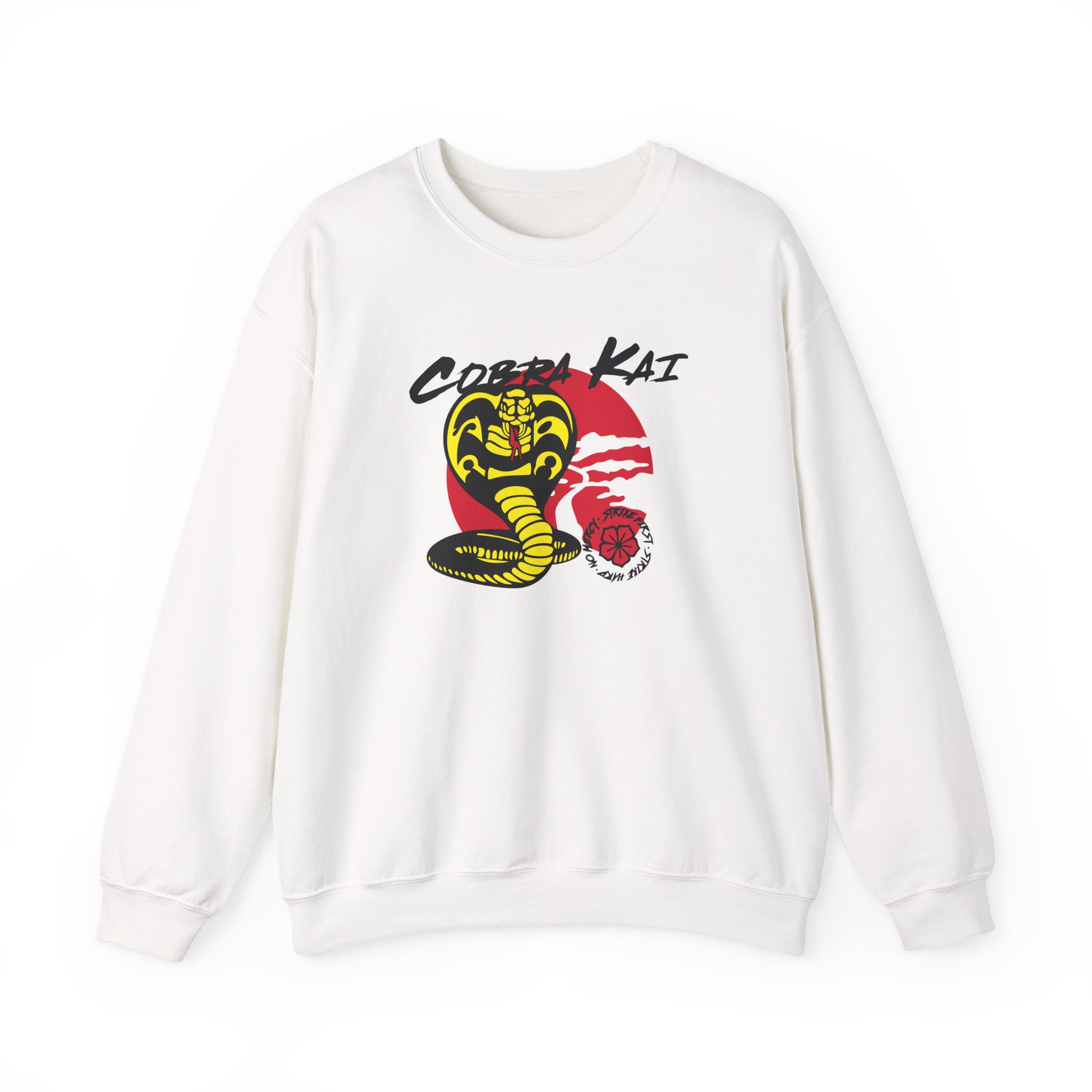 Cobra Kai Strike First Unisex Heavy Blendâ„¢ Crewneck Sweatshirt