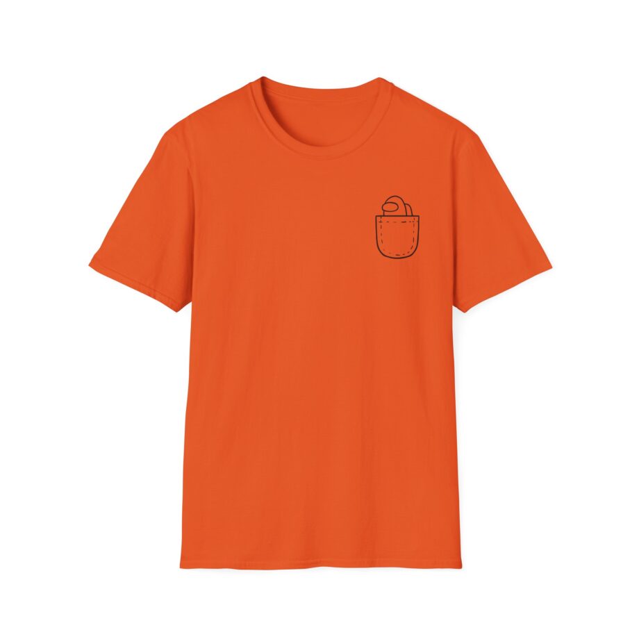 Among Us  Mini Crewmate Pocket Unisex Softstyle T-Shirt