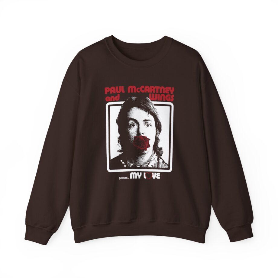 Wings Red Rose Unisex Heavy Blend™ Crewneck Sweatshirt
