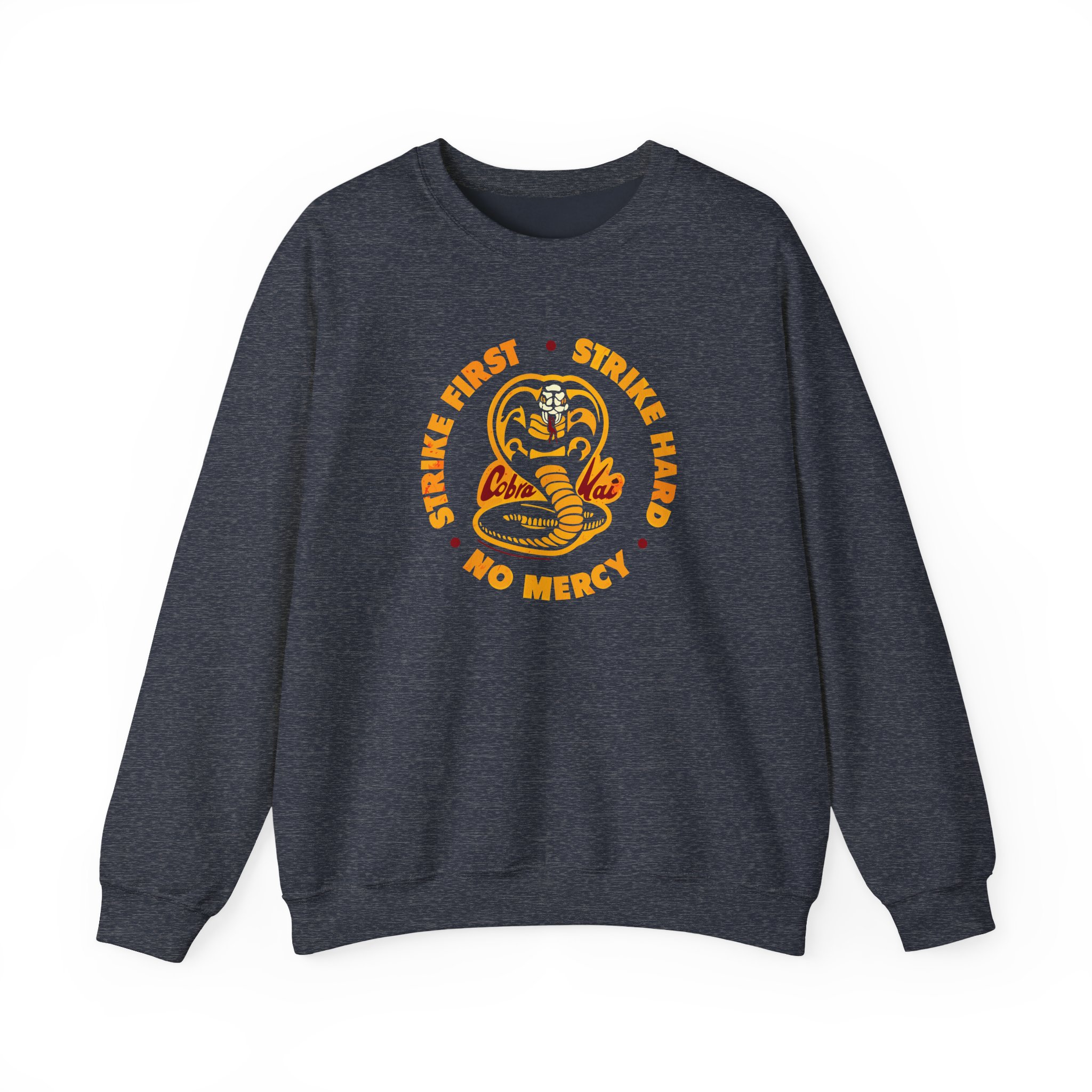 Cobra Kai Distressed Logo Unisex Heavy Blendâ„¢ Crewneck Sweatshirt