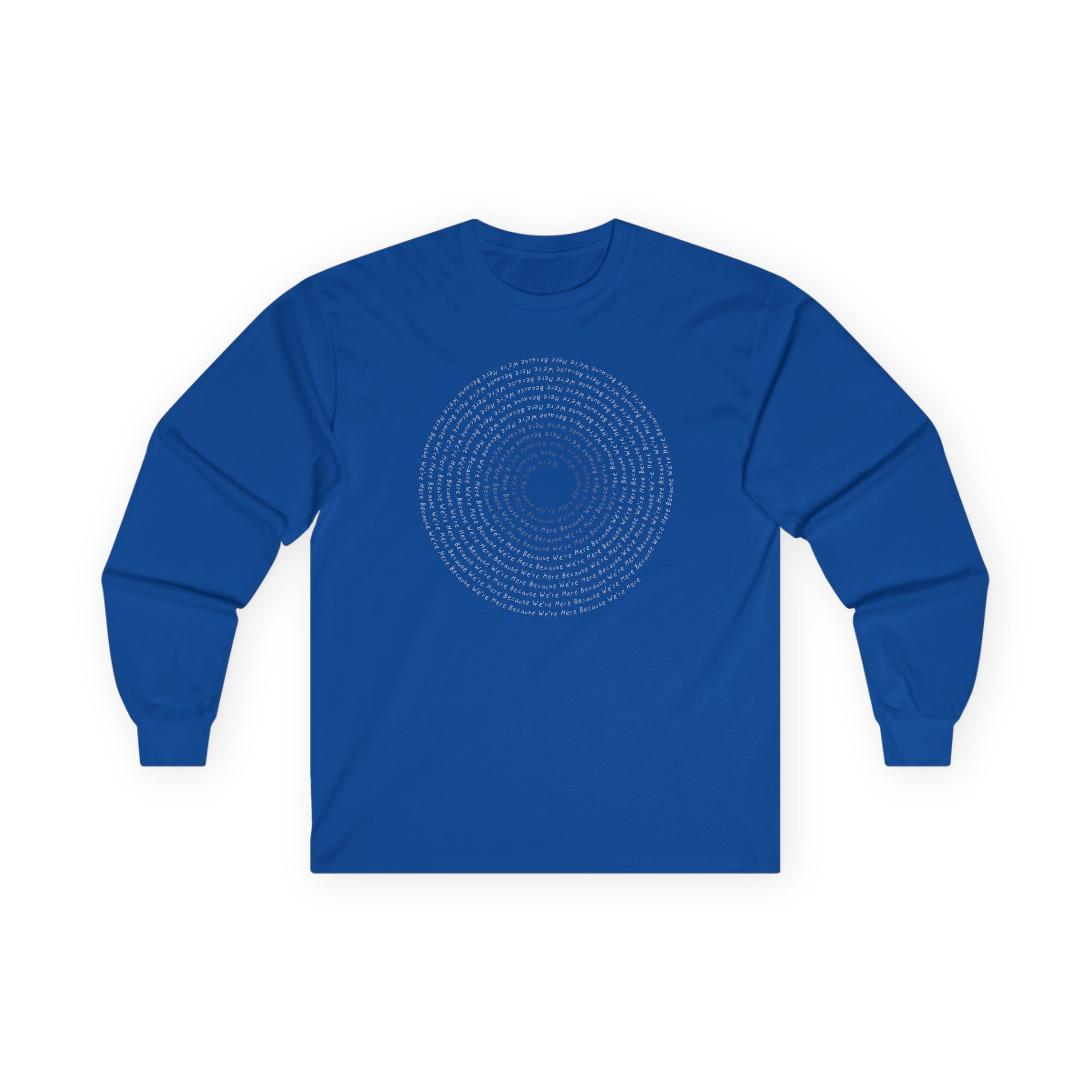 Drawfee We're Here Spiral Unisex Ultra Cotton Long Sleeve Tee