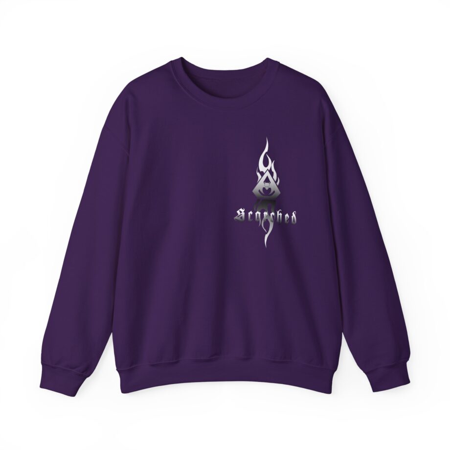 Overkill Scorched Stretched Logo Unisex Heavy Blend™ Crewneck Sweatshirt