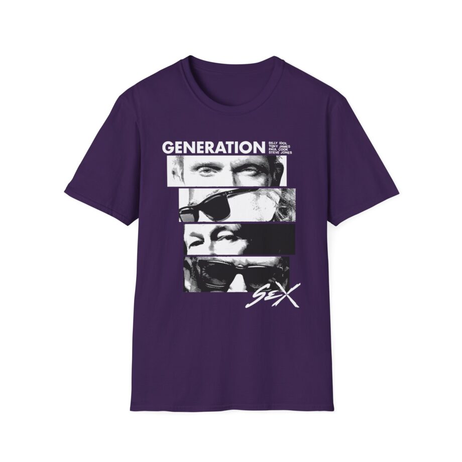 Billy Idol Eye Stack Unisex Softstyle T-Shirt