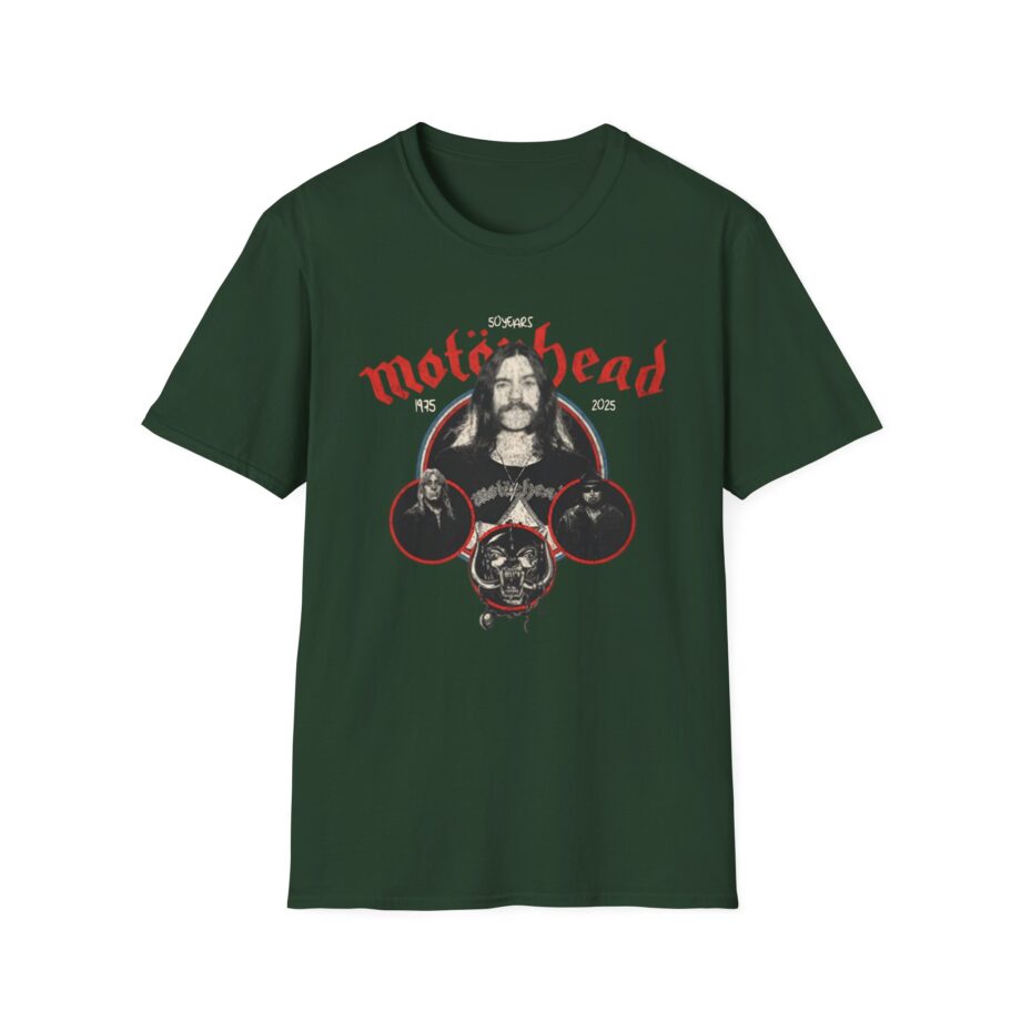 Lemmy 50 Years Raglan Unisex Softstyle T-Shirt