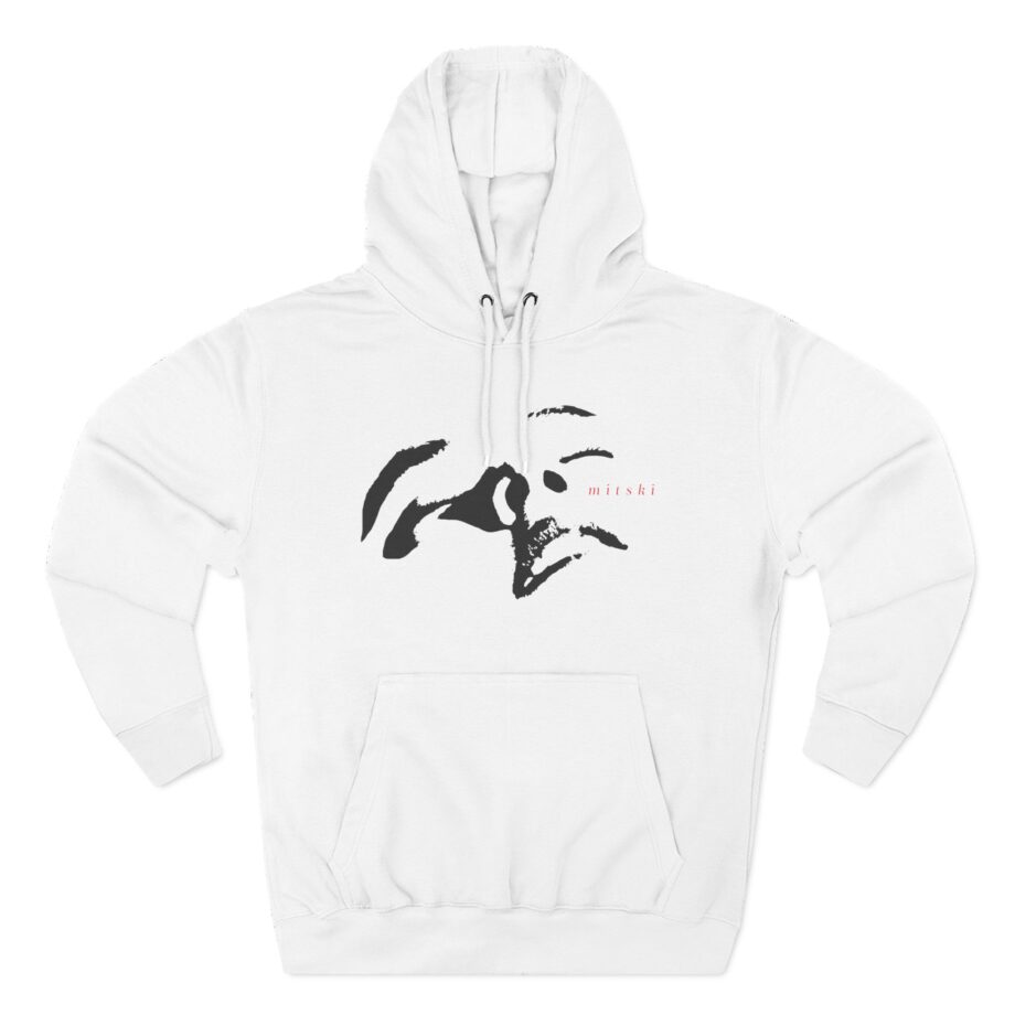 Mitski Face Three-Panel Fleece Hoodie