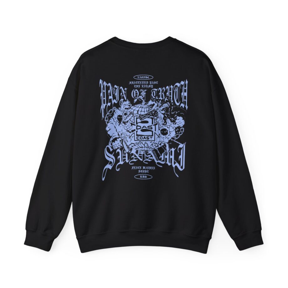 Pain of Truth Split Unisex Heavy Blend™ Crewneck Sweatshirt