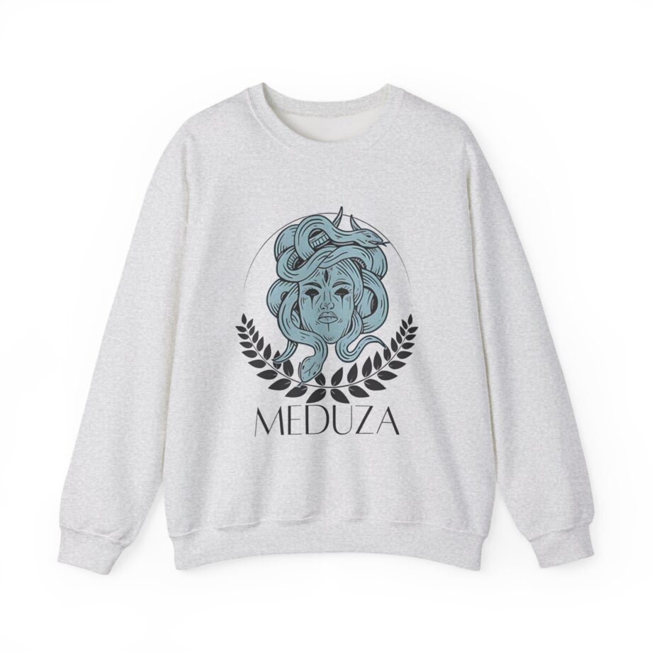 Meduza Head Fleece Unisex Heavy Blend™ Crewneck Sweatshirt