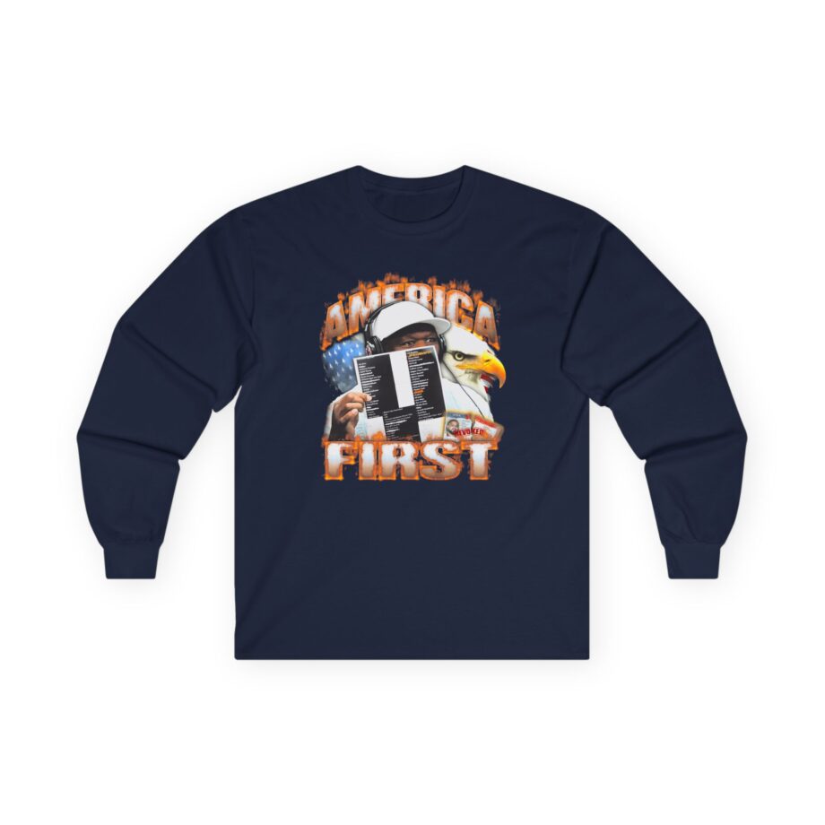Jpegmafia America First Unisex Ultra Cotton Long Sleeve Tee
