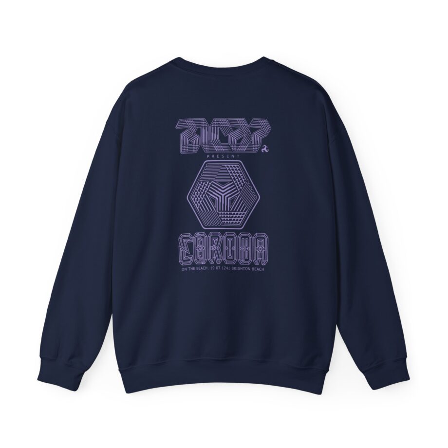 Bicep Brighton Chroma on Unisex Heavy Blend™ Crewneck Sweatshirt