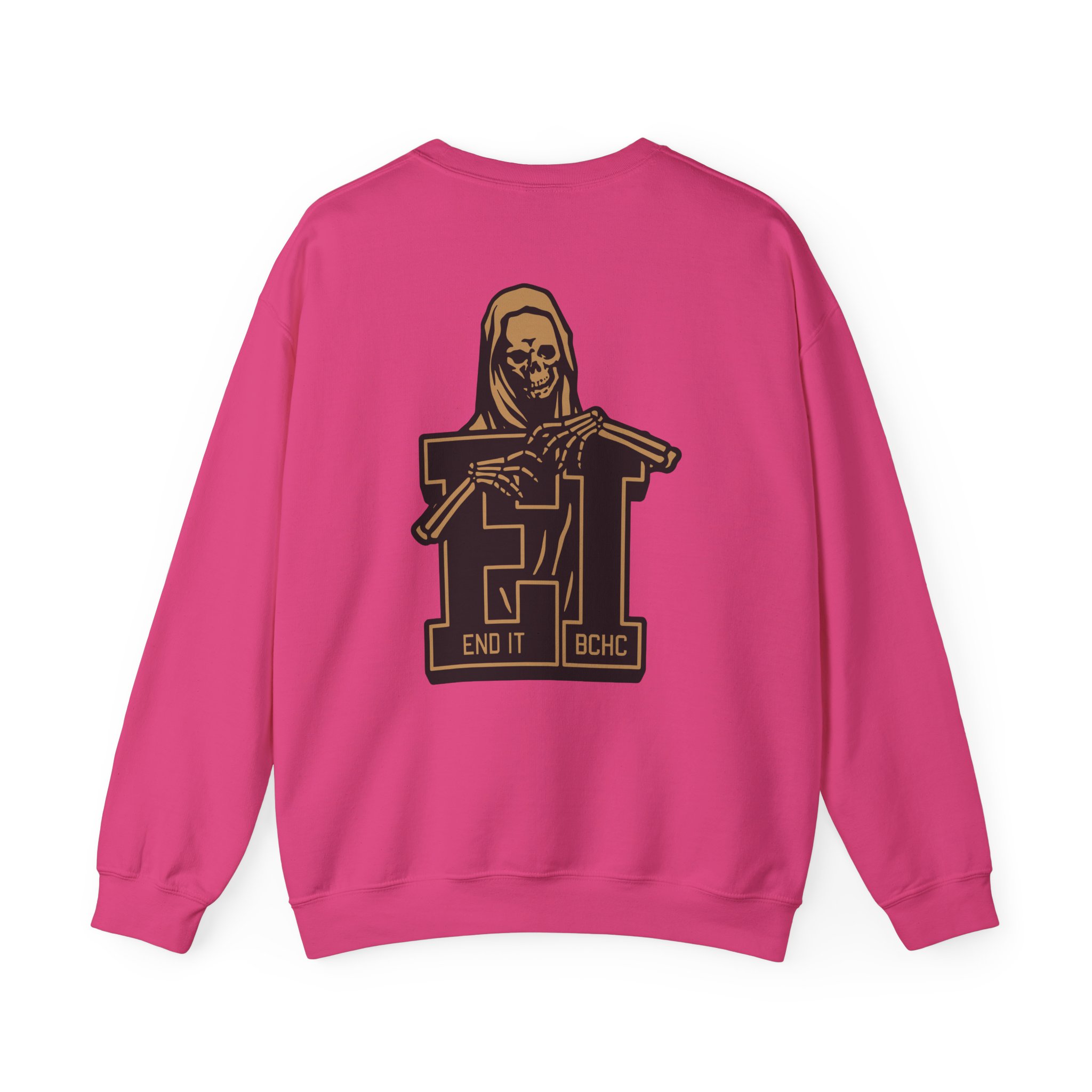 End It Bchc Reaper Emblem Unisex Heavy Blendâ„¢ Crewneck Sweatshirt