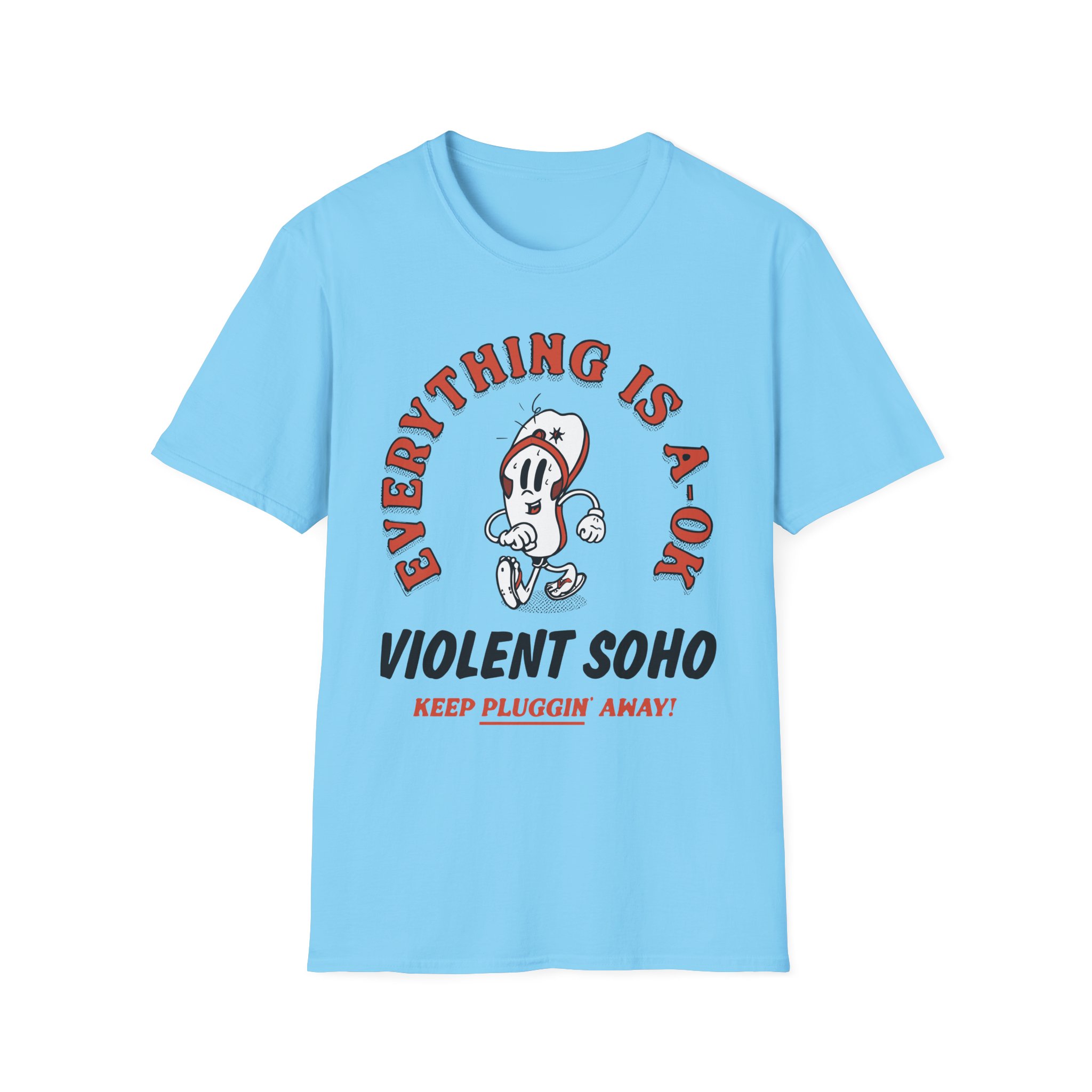 Violent Soho Keep on Pluggin Unisex Softstyle T-Shirt